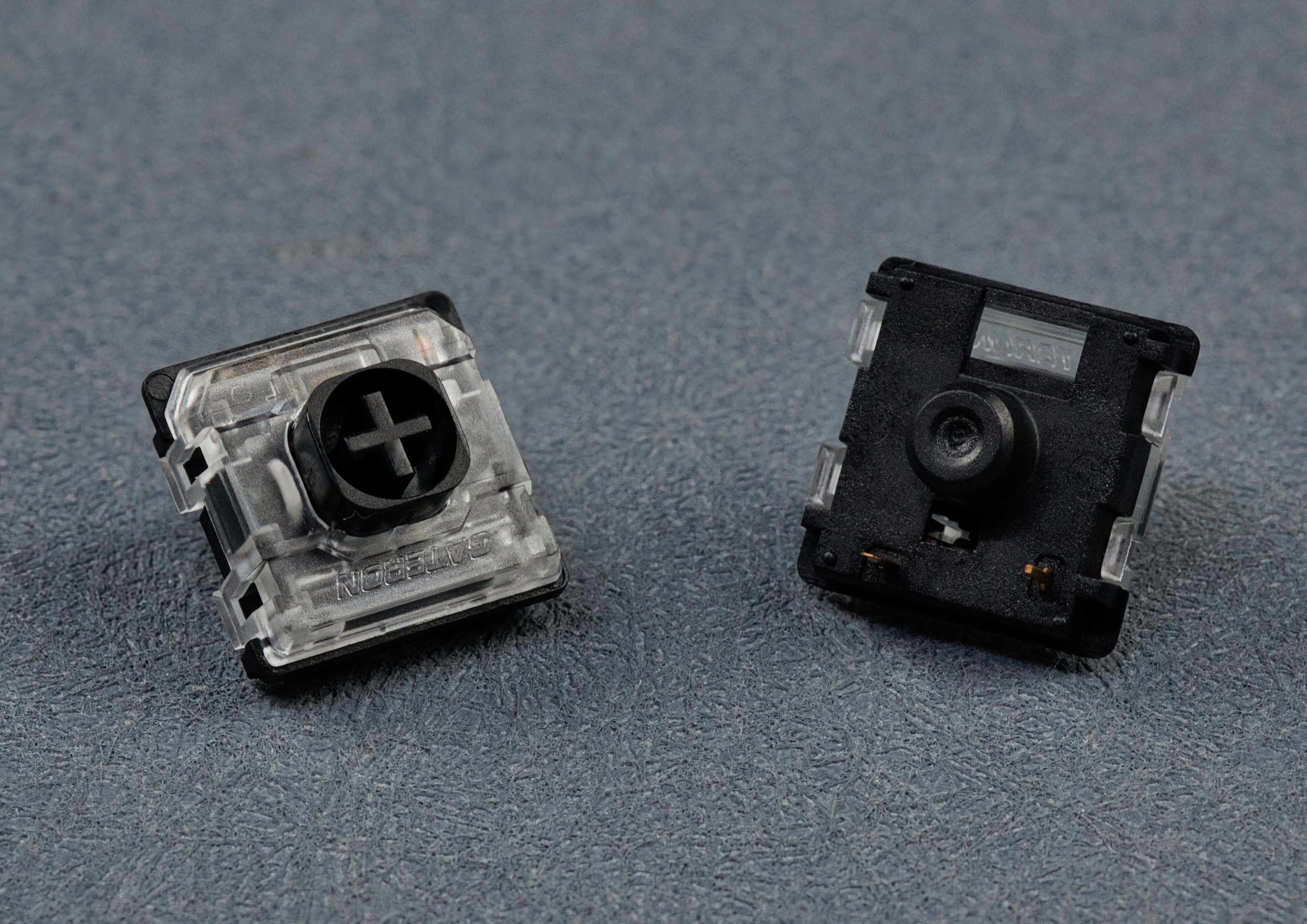 Gateron KS-33 Silent Black Silent Linear Low Profile Switches (10 Stück) - MonacoKeys