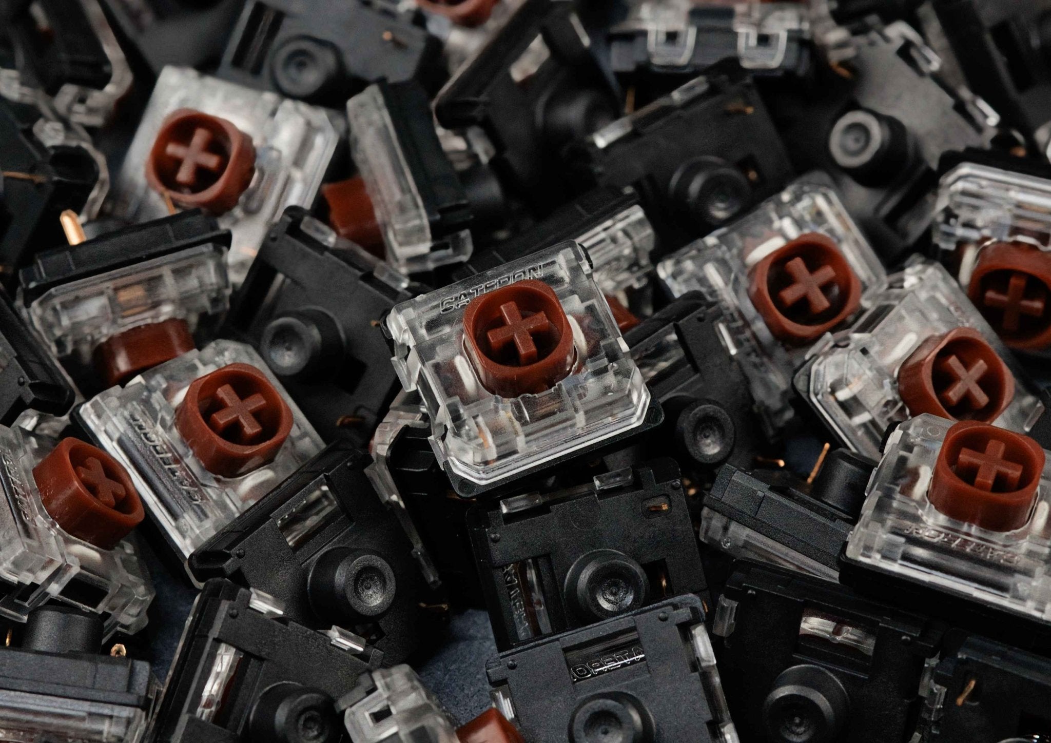 Gateron KS-33 Silent Brown Silent Tactile Low Profile Switches (10 Stück) - MonacoKeys