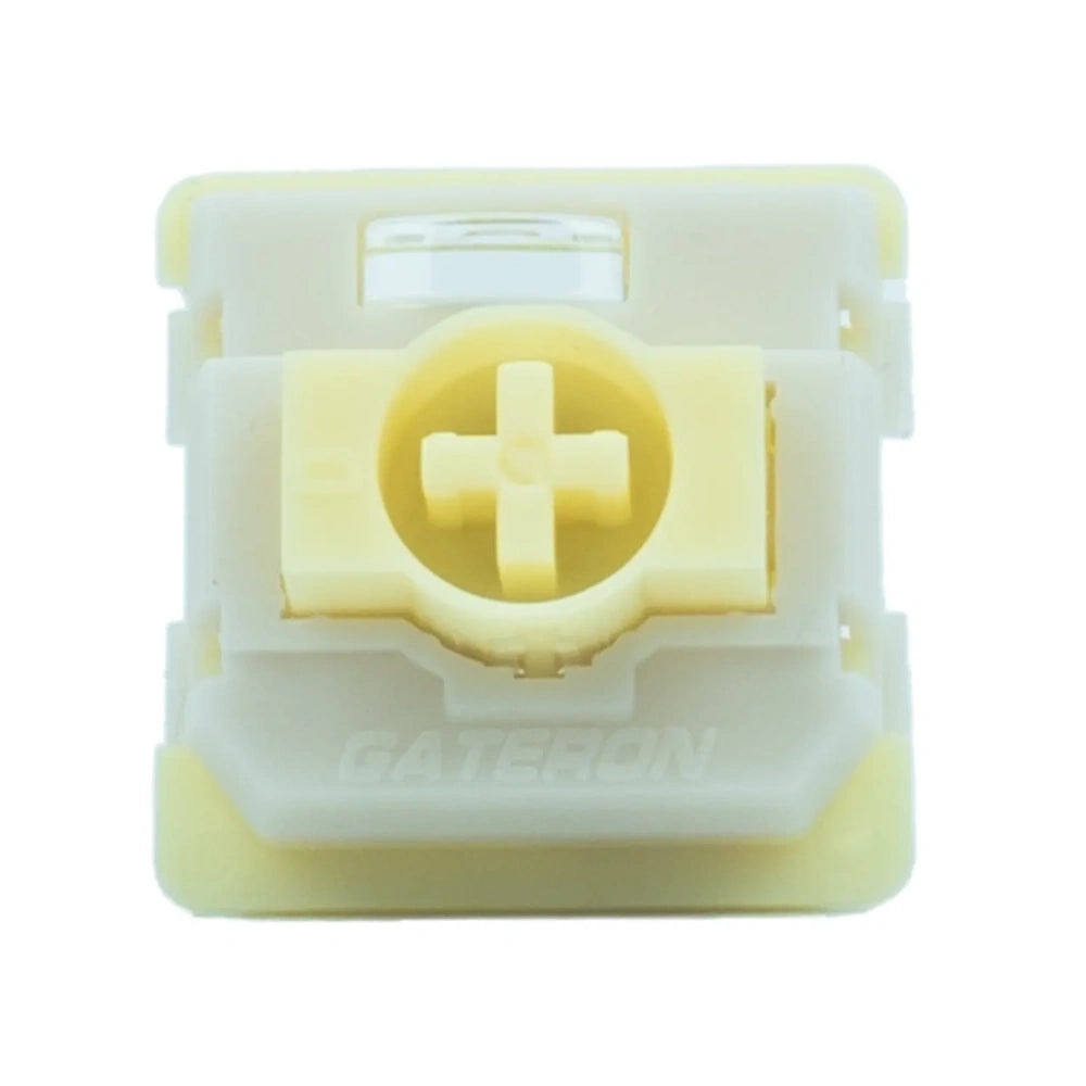 Gateron KS-33 Banana Chocolate Tactile Low Profile Switches (10 Stück)