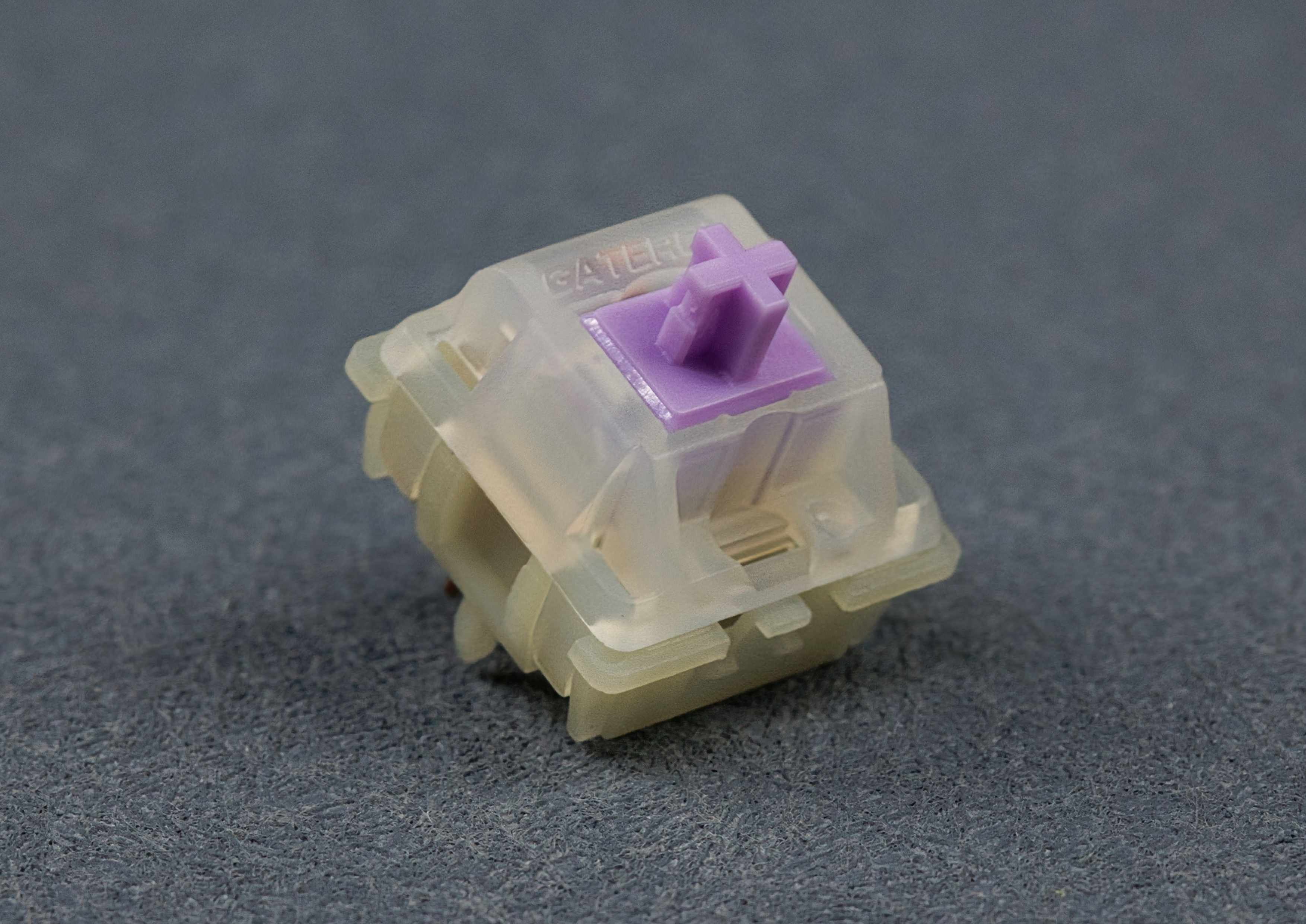 Gateron Milky Purple Pro KS-3X1 Silent Tactile Switches (10 Stück) - MonacoKeys