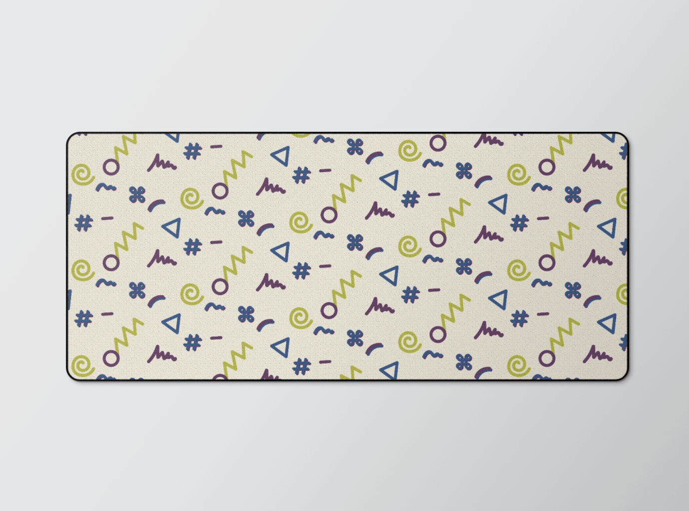 Glitch Light Mauspad Deskmat - MonacoKeys