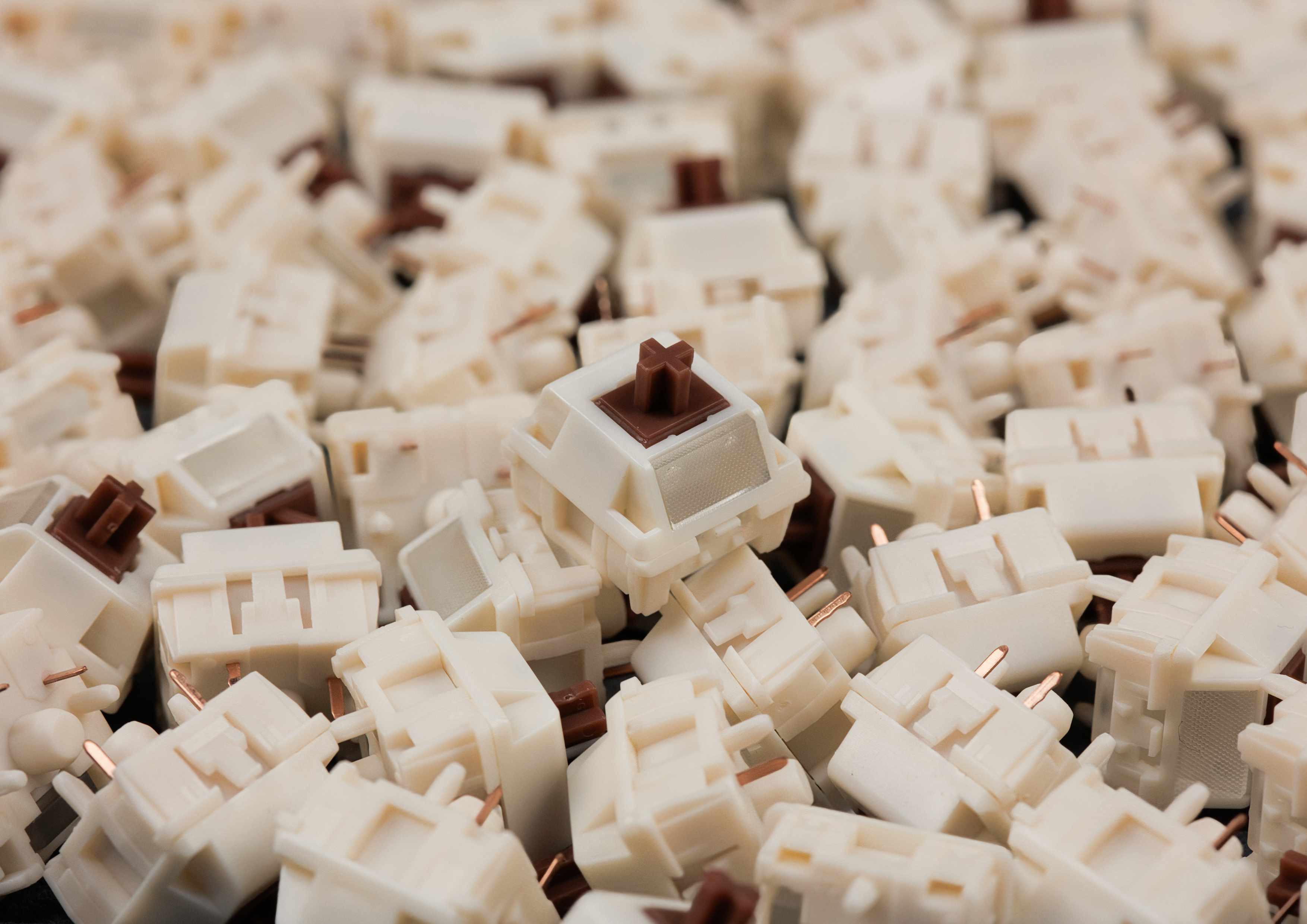 HMX Caramel Pudding V2 Linear Switches (10 Stück) - MonacoKeys