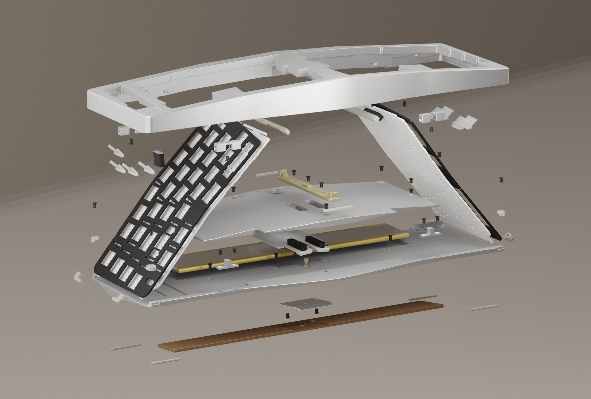 Neo Ergo - Ergonomic Alice Layout Keyboard Kit - MonacoKeys
