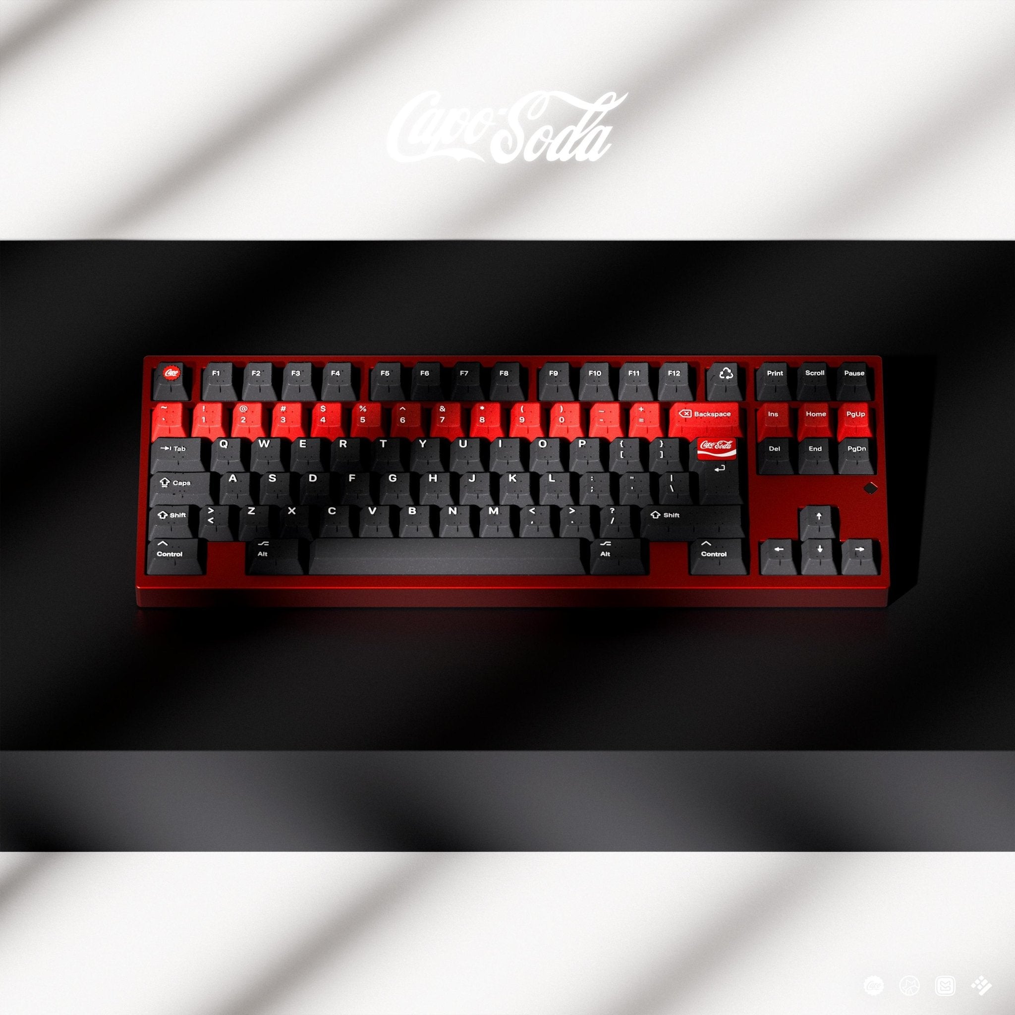 KAP Capo Soda - Cherry Profile ABS+PBT Double-Shot Keycap Set - MonacoKeys