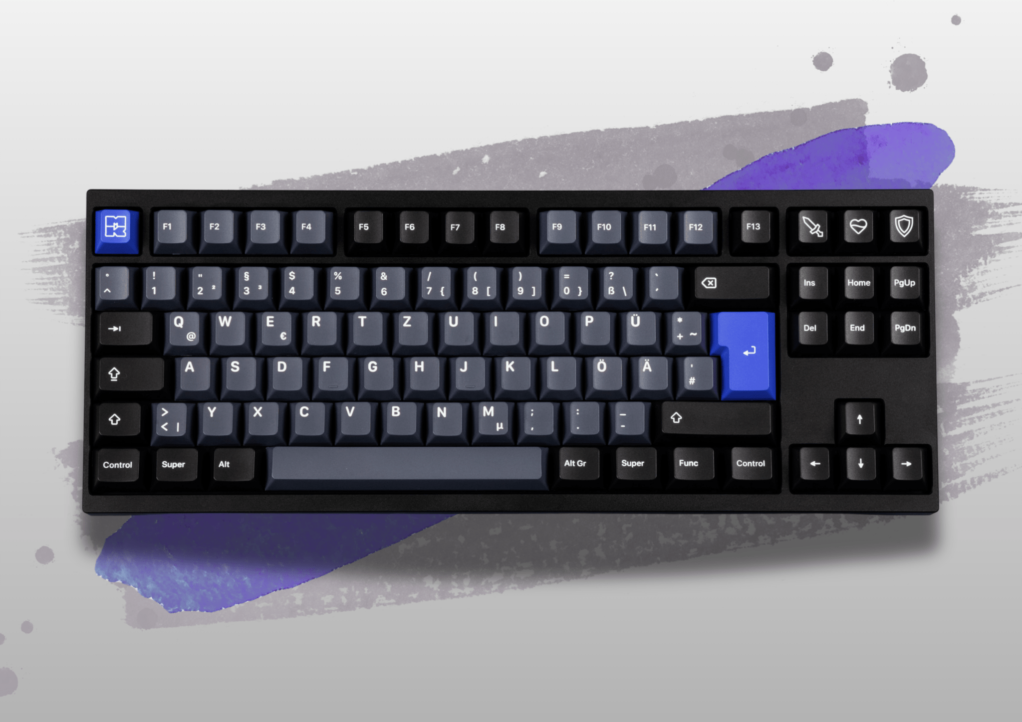 KAP Disconnected Dark PBT Keycap Set - MonacoKeys