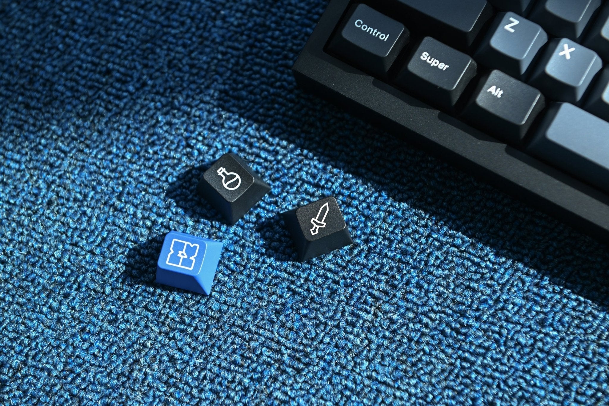 KAP Disconnected Dark PBT Keycap Set - MonacoKeys