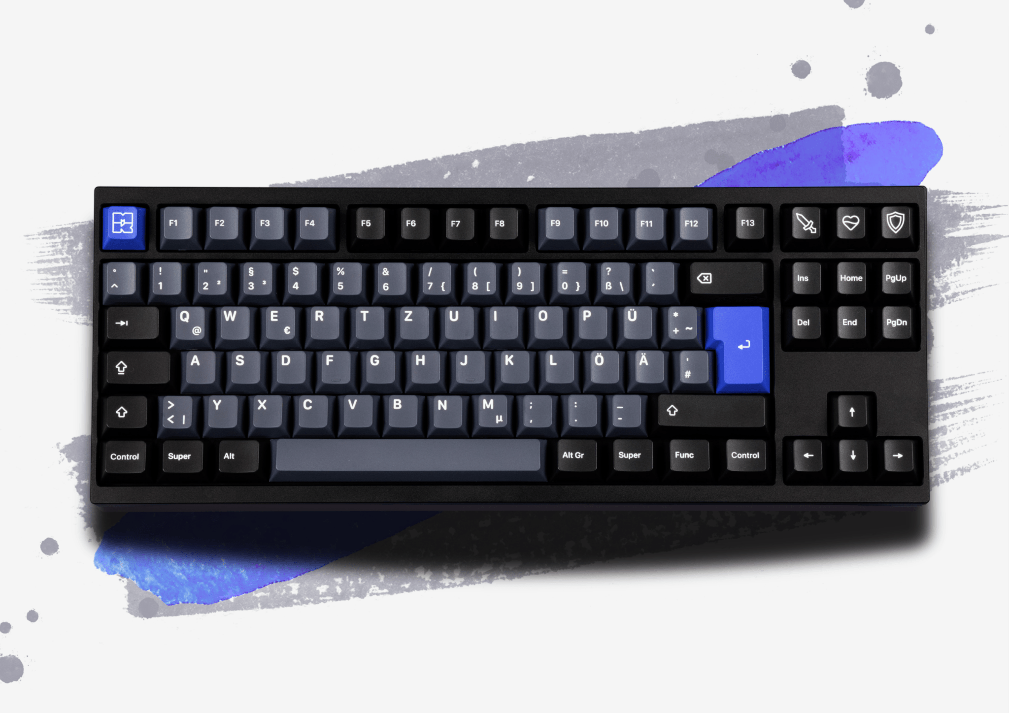 KAP Disconnected Dark PBT Keycap Set - MonacoKeys