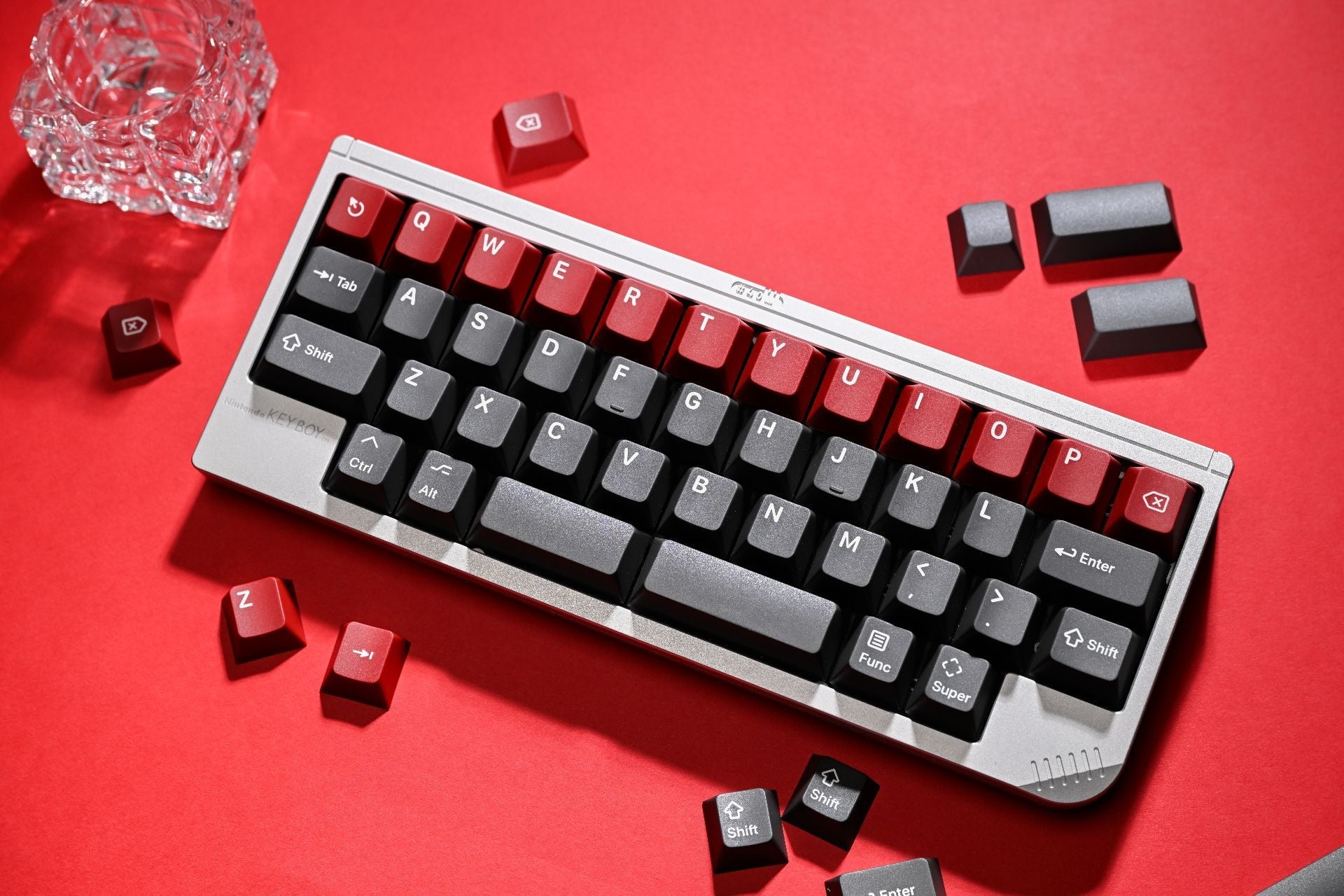 KAP Grey Alert - Cherry Profile PBT Double-Shot Keycap Set - MonacoKeys