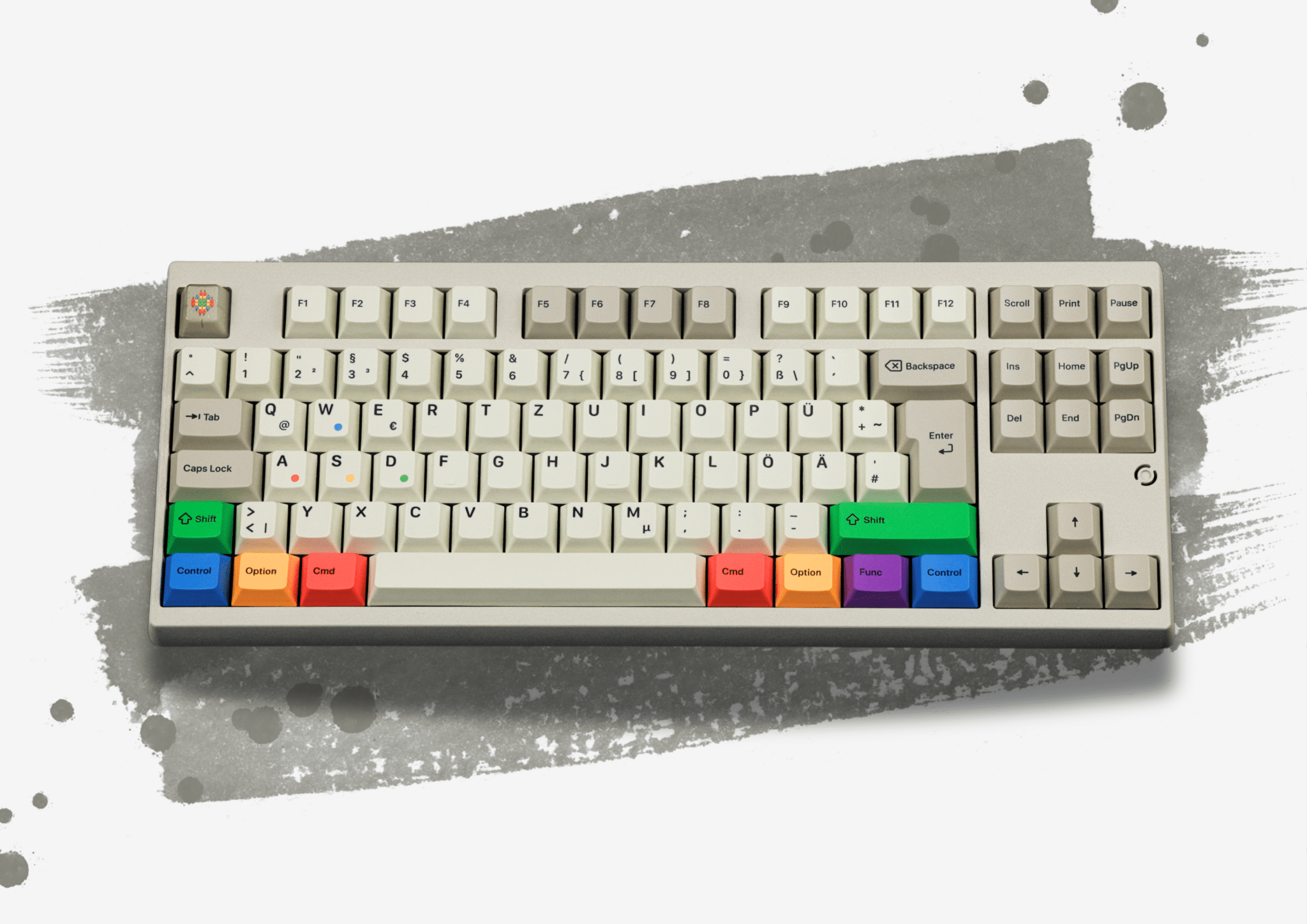 KAP Retro Lights R2 Double - Shot PBT Keycap Set - MonacoKeys