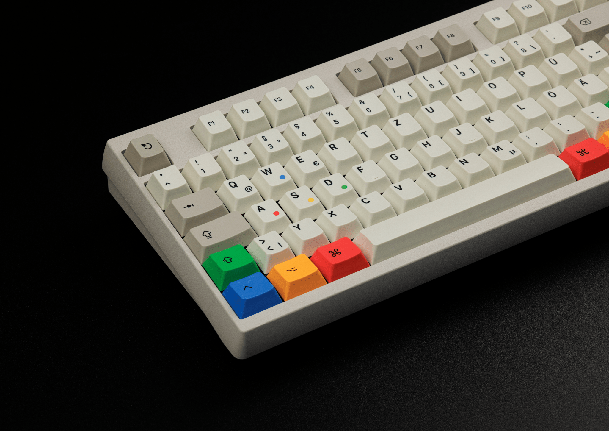 KAP Retro Lights R2 Double-Shot PBT Keycap Set - MonacoKeys