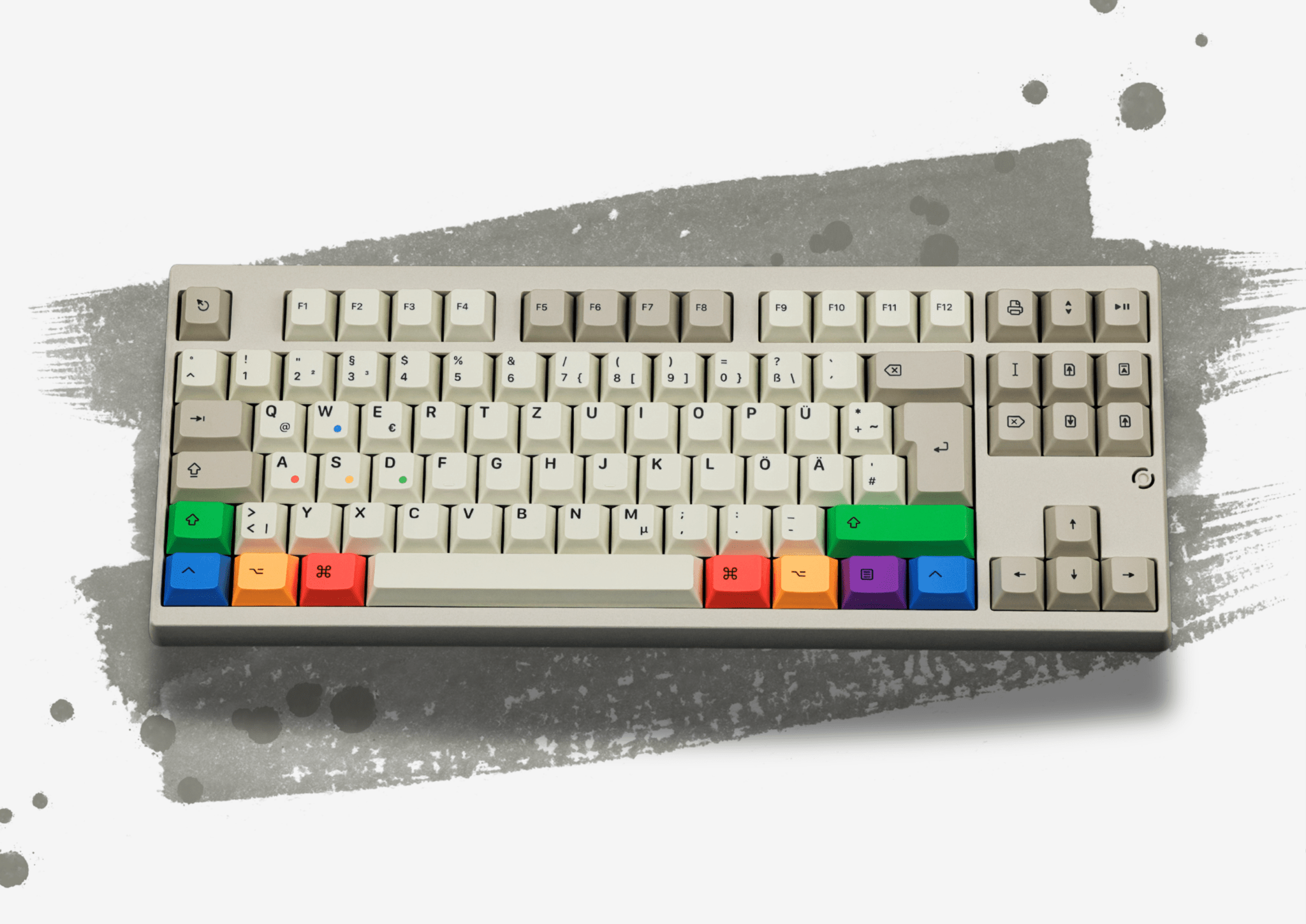 KAP Retro Lights R2 Double - Shot PBT Keycap Set - MonacoKeys