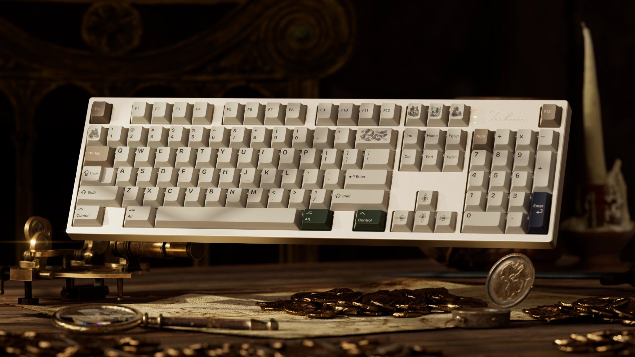 KAP T.O.T Theatrum Orbis Terrarum PBT Keycap Set - MonacoKeys
