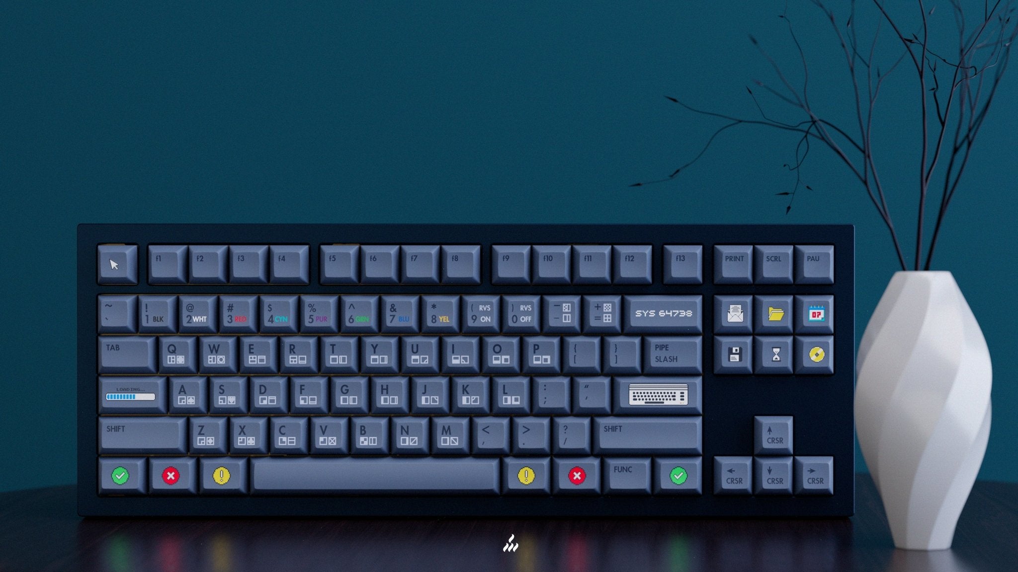 KAT Retrobytes - PBT Dye-Sub Keycap Set - MonacoKeys