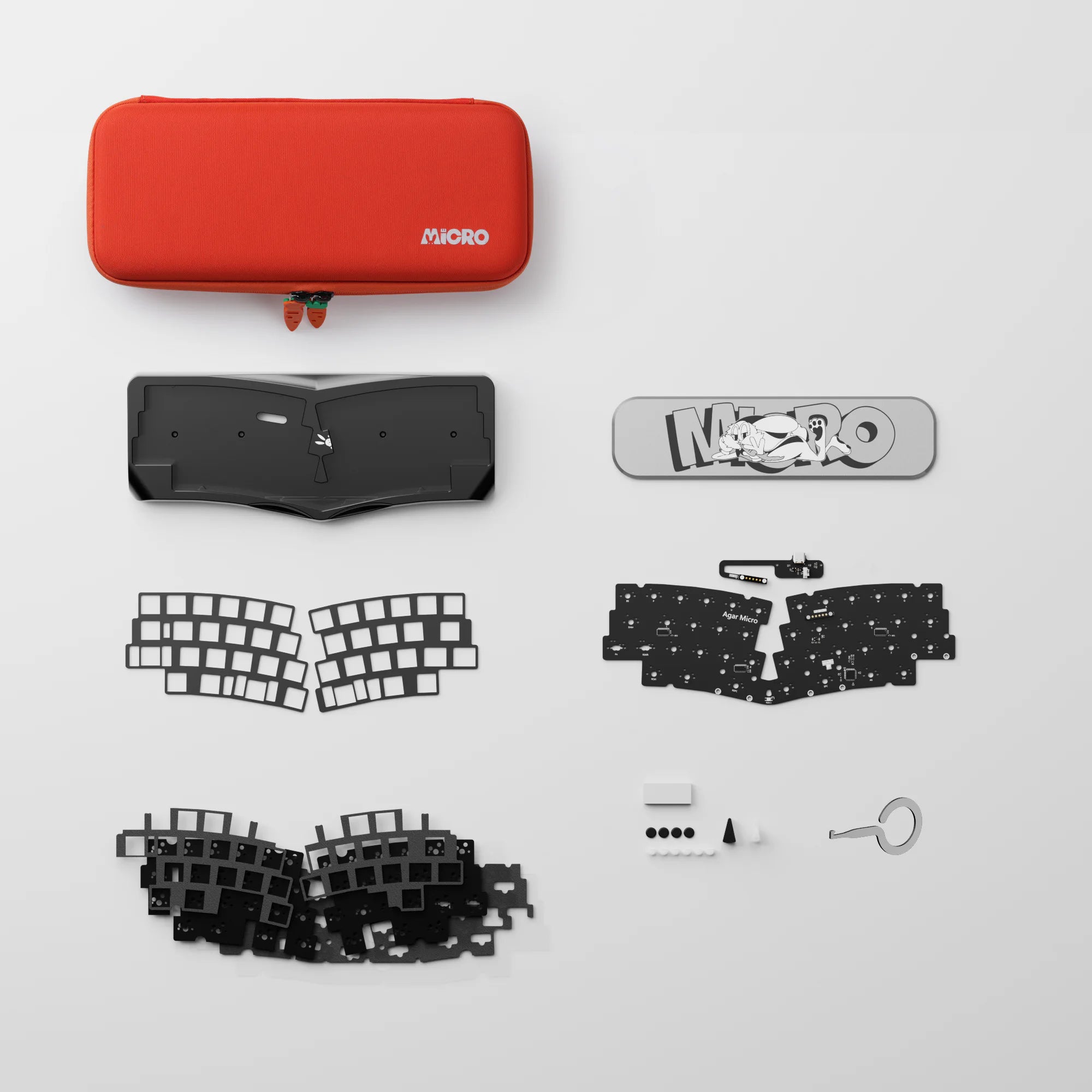 Agar Micro - 40% Alice Mechanical Keyboard Kit