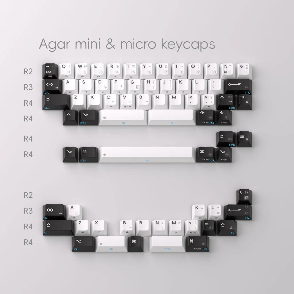 Agar Micro - 40% Alice Mechanical Keyboard Kit