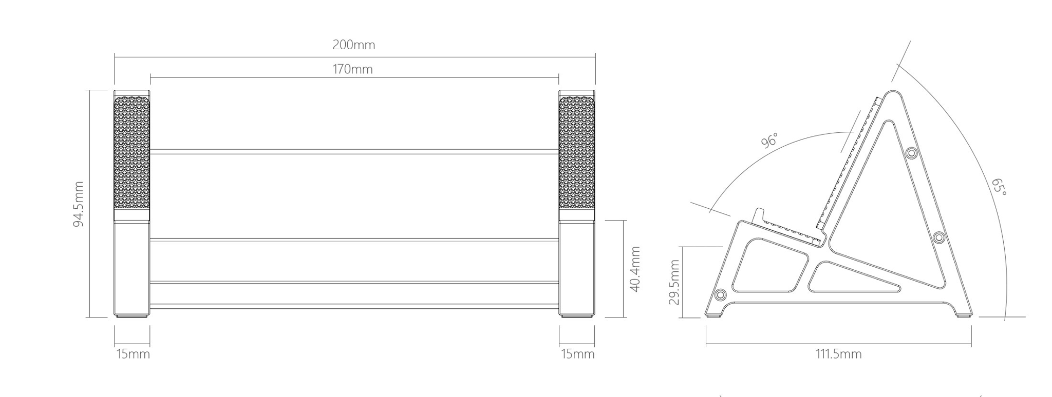 KBDFans Aluminum Keyboard Stand - MonacoKeys