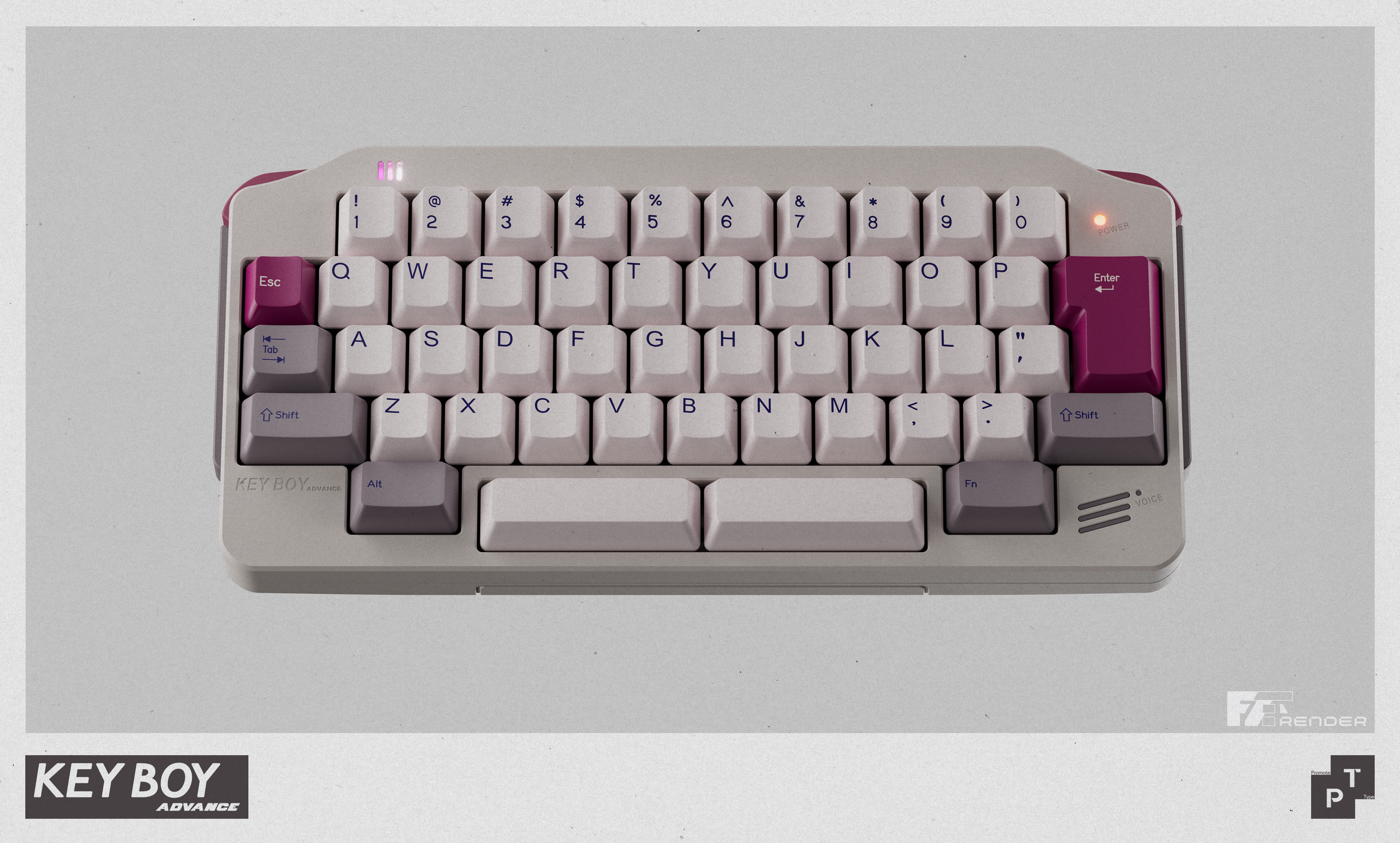 Keyboy Advanced - 50% Custom Mechanical Keyboard Kit - MonacoKeys
