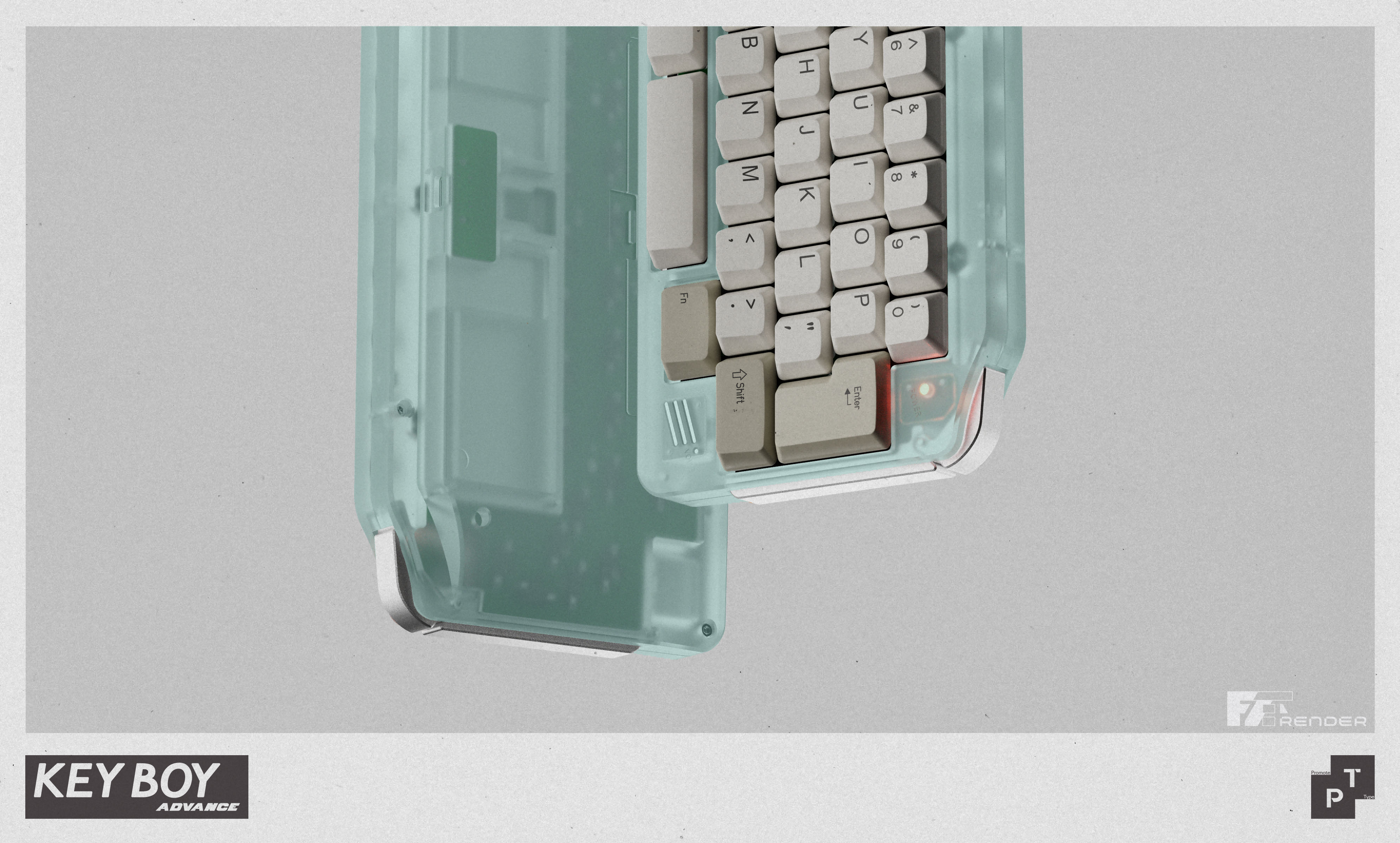Keyboy Advanced - 50% Custom Mechanical Keyboard Kit - MonacoKeys