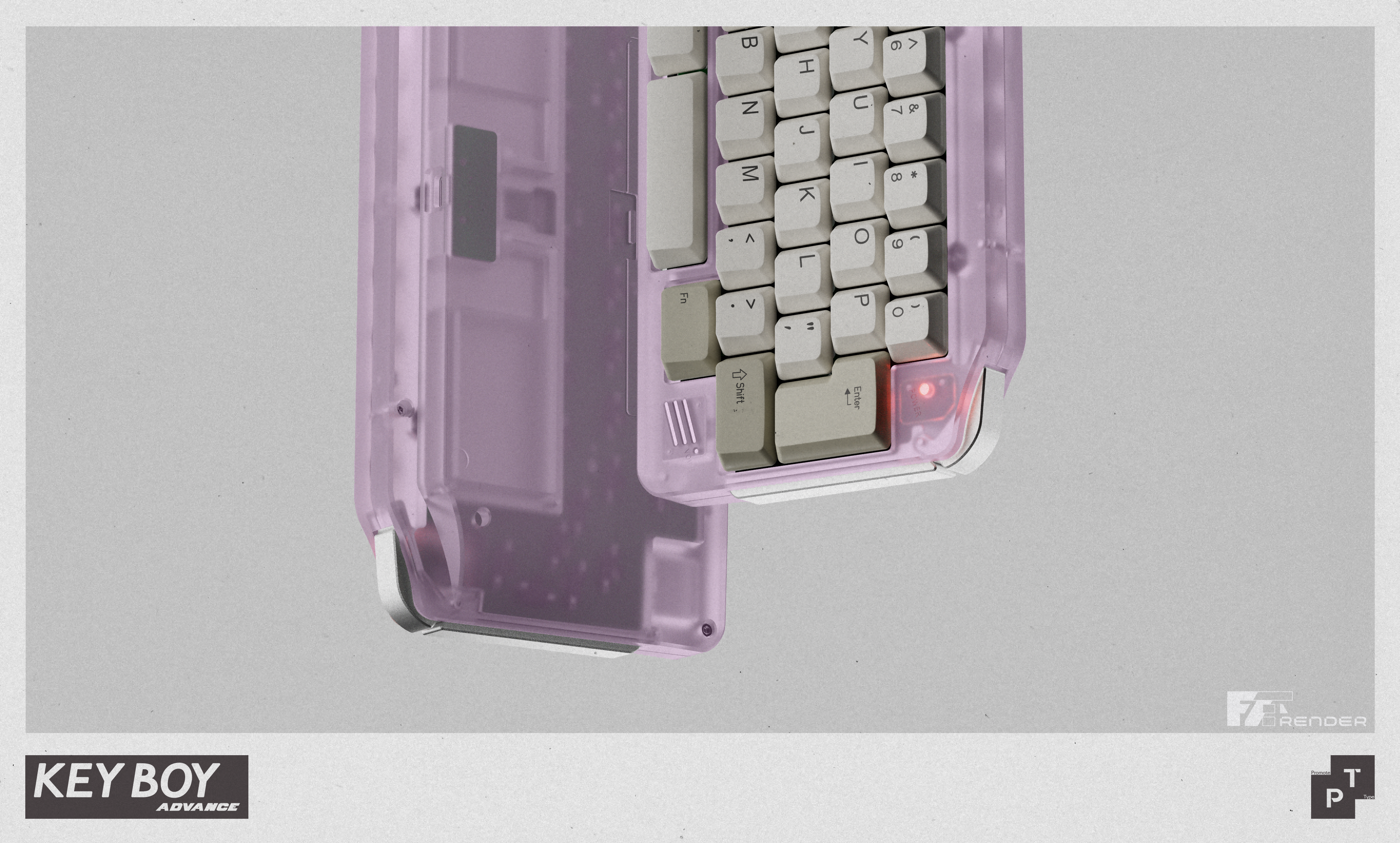 Keyboy Advanced - 50% Custom Mechanical Keyboard Kit - MonacoKeys