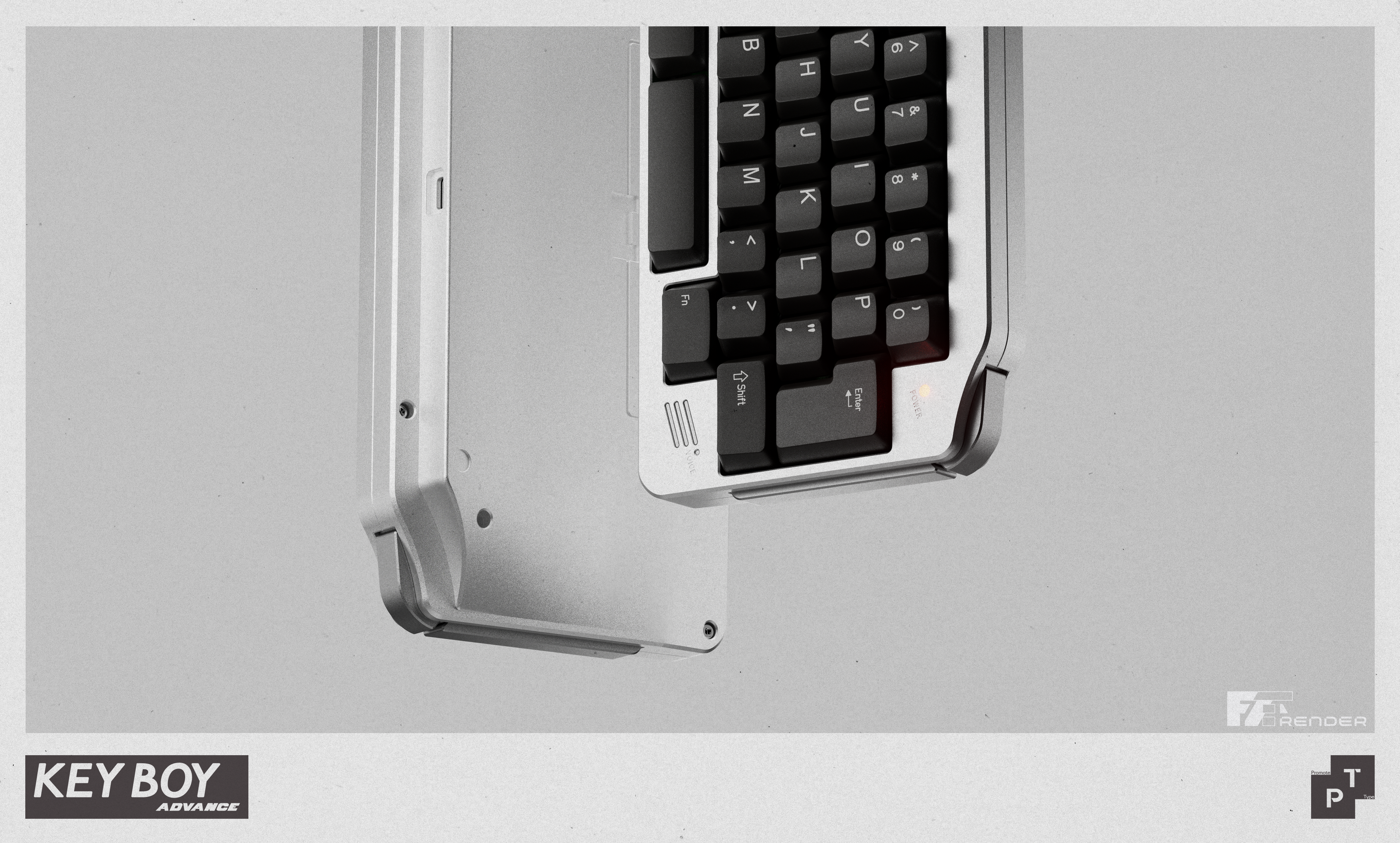 Keyboy Advanced - 50% Custom Mechanical Keyboard Kit - MonacoKeys