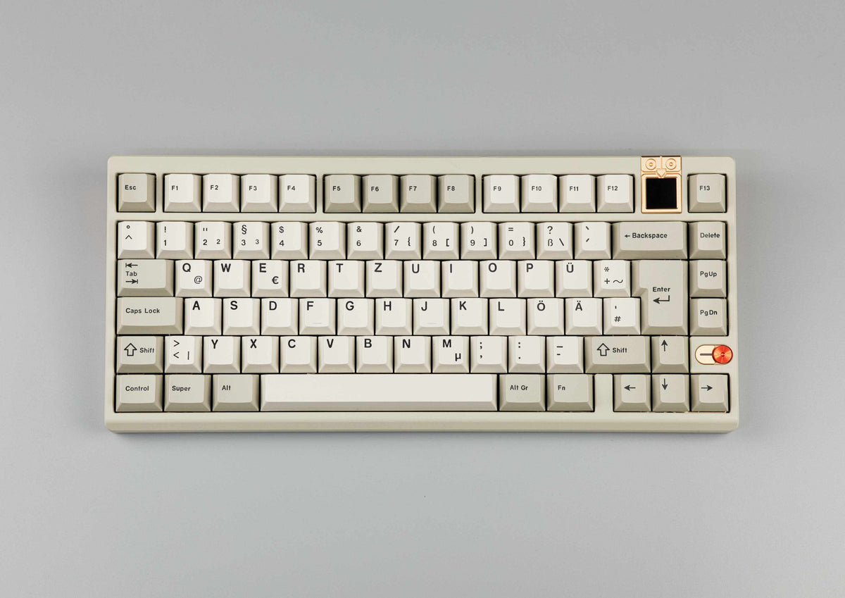 KKB Classic Beige - Retro ABS Double-Shot Keycap Set - MonacoKeys