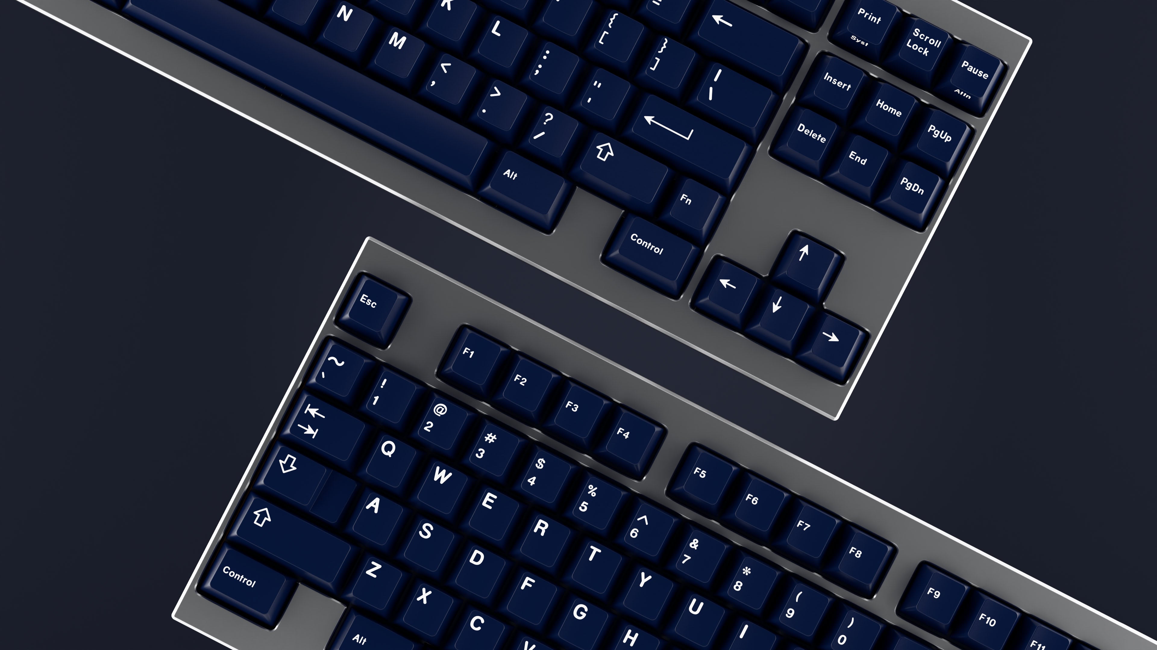 KKB Cobalt — Cherry Profile ABS Double-Shot Keycap Set