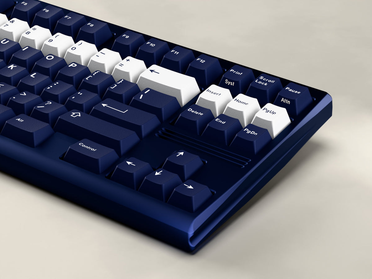 KKB Cobalt — Cherry Profile ABS Double-Shot Keycap Set - MonacoKeys