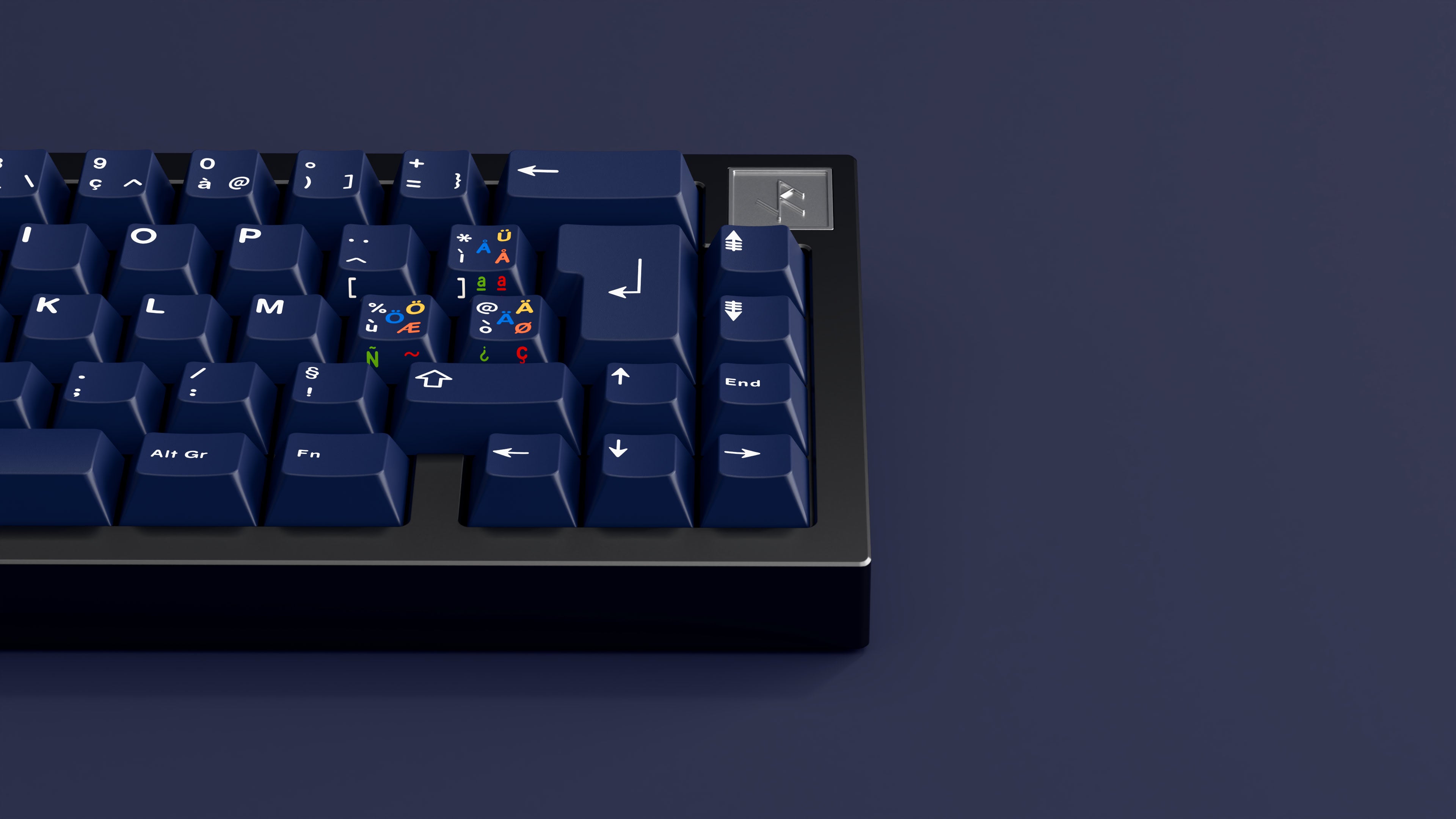 KKB Cobalt — Cherry Profile ABS Double-Shot Keycap Set