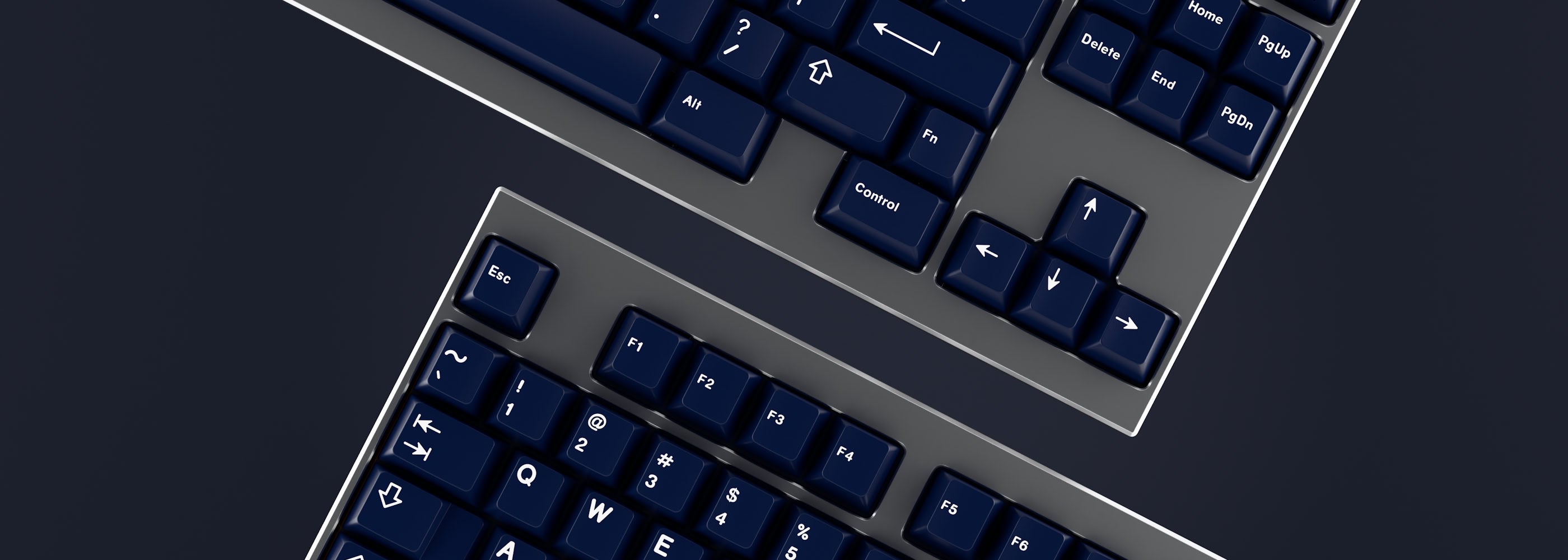 KKB Cobalt — Cherry Profile ABS Double-Shot Keycap Set