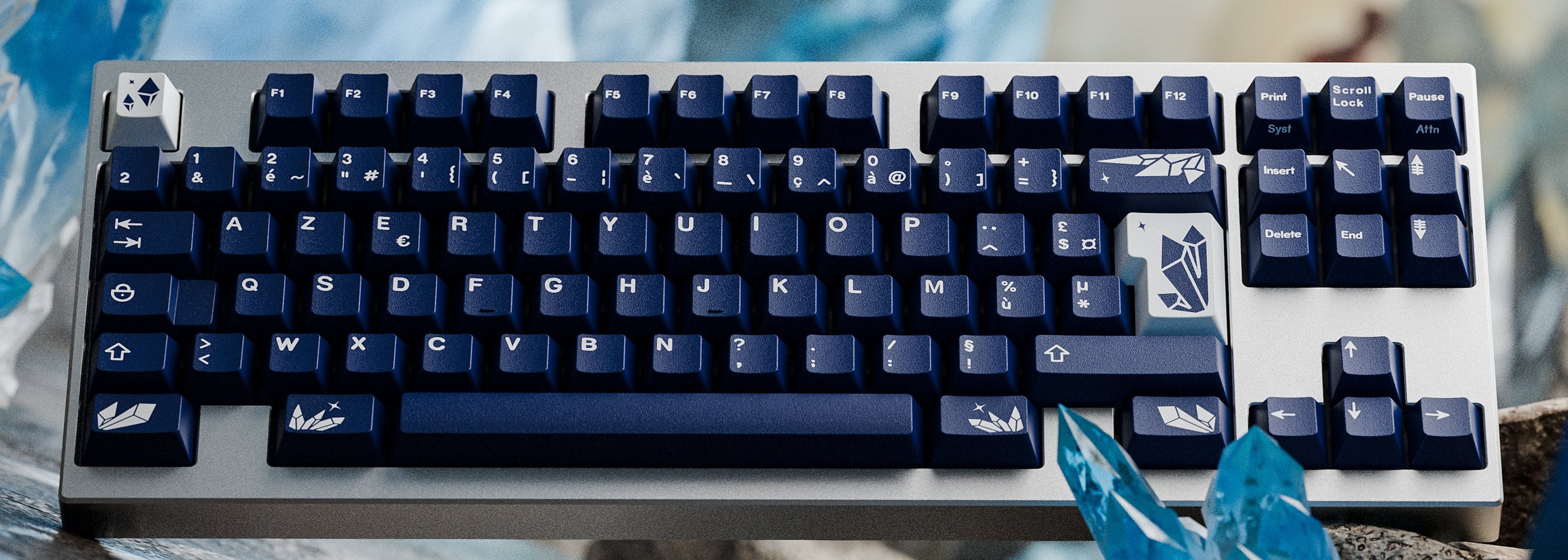 KKB Cobalt — Cherry Profile ABS Double-Shot Keycap Set