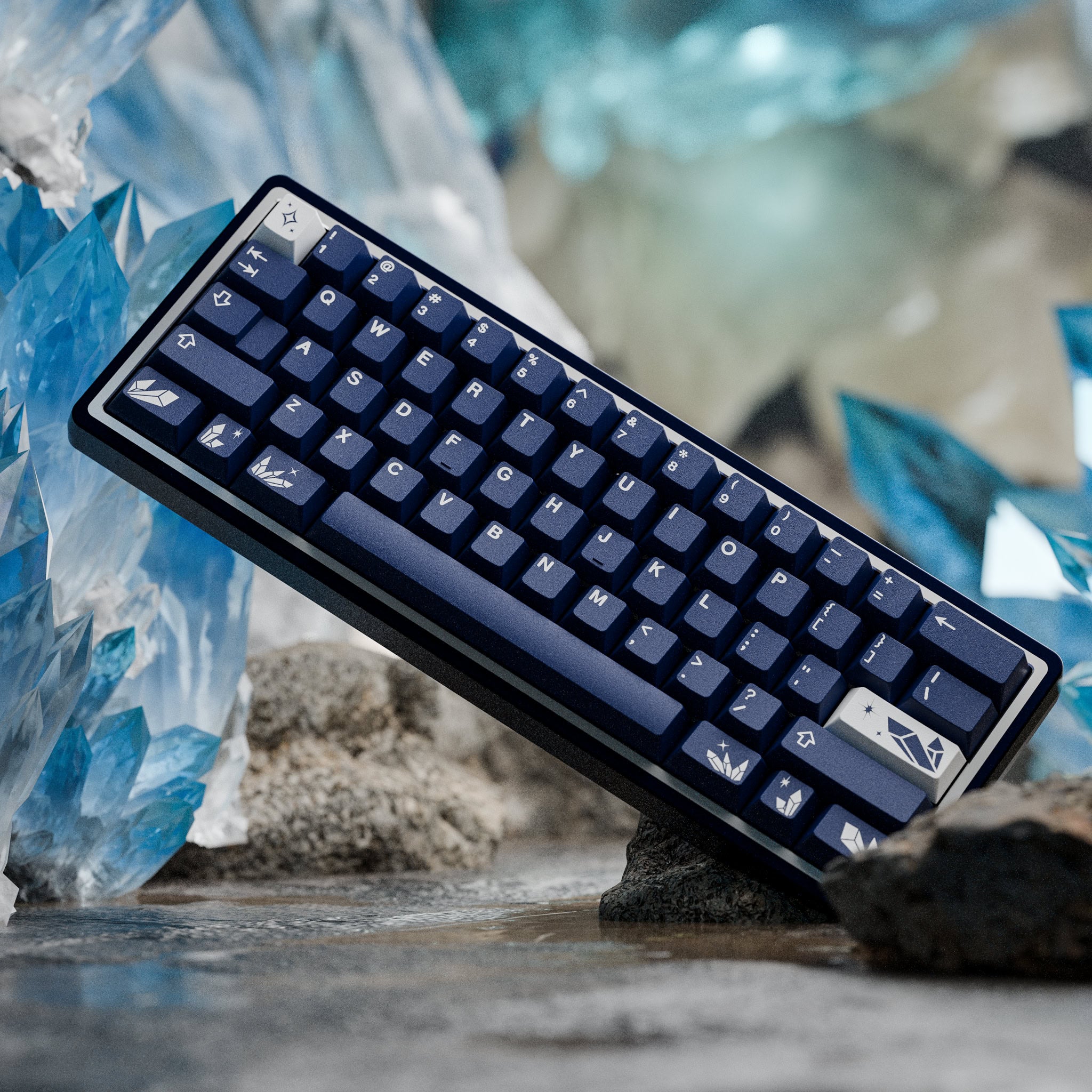 KKB Cobalt — Cherry Profile ABS Double-Shot Keycap Set