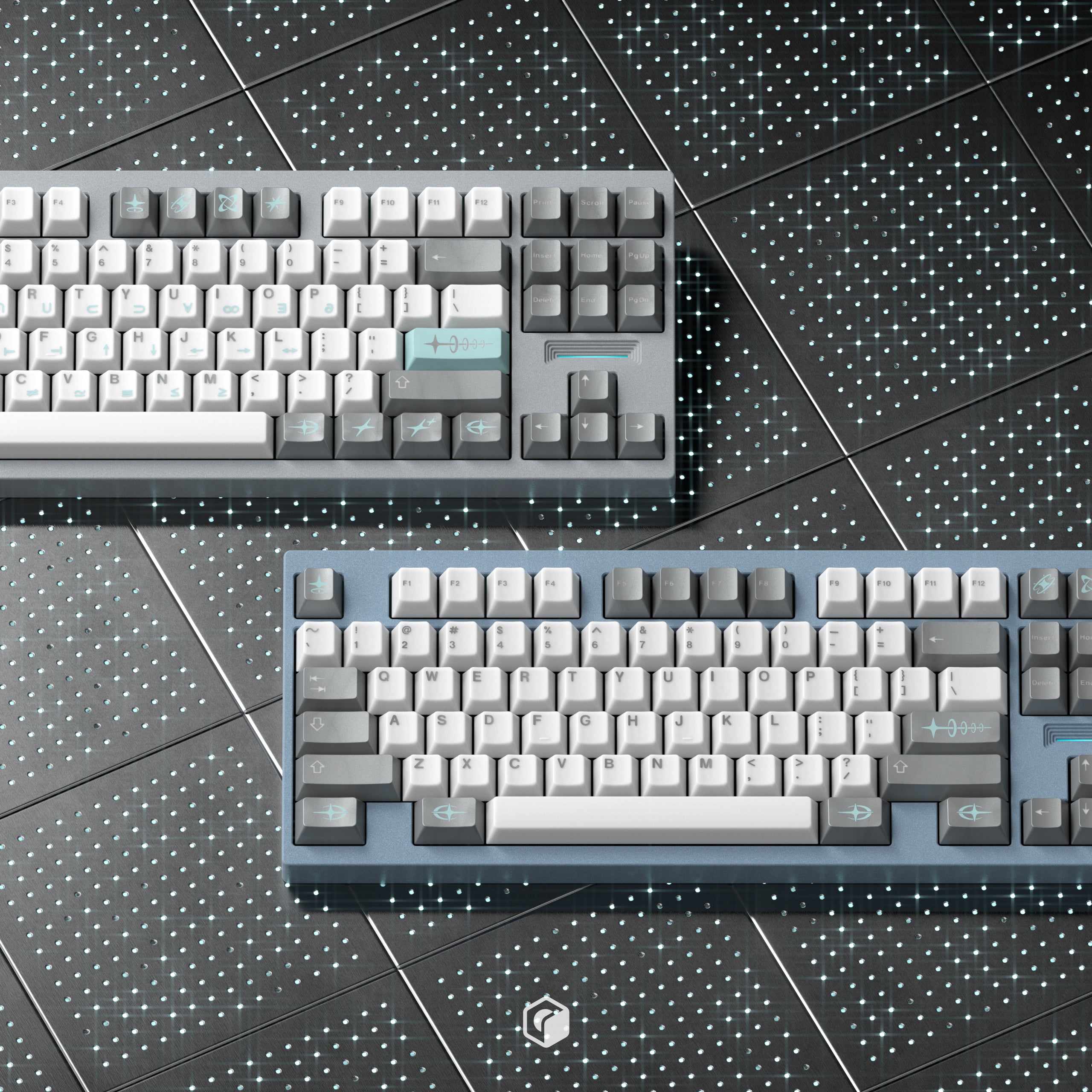 KKB Cross Impact - Cherry Profile ABS Triple-Shot Keycap Set