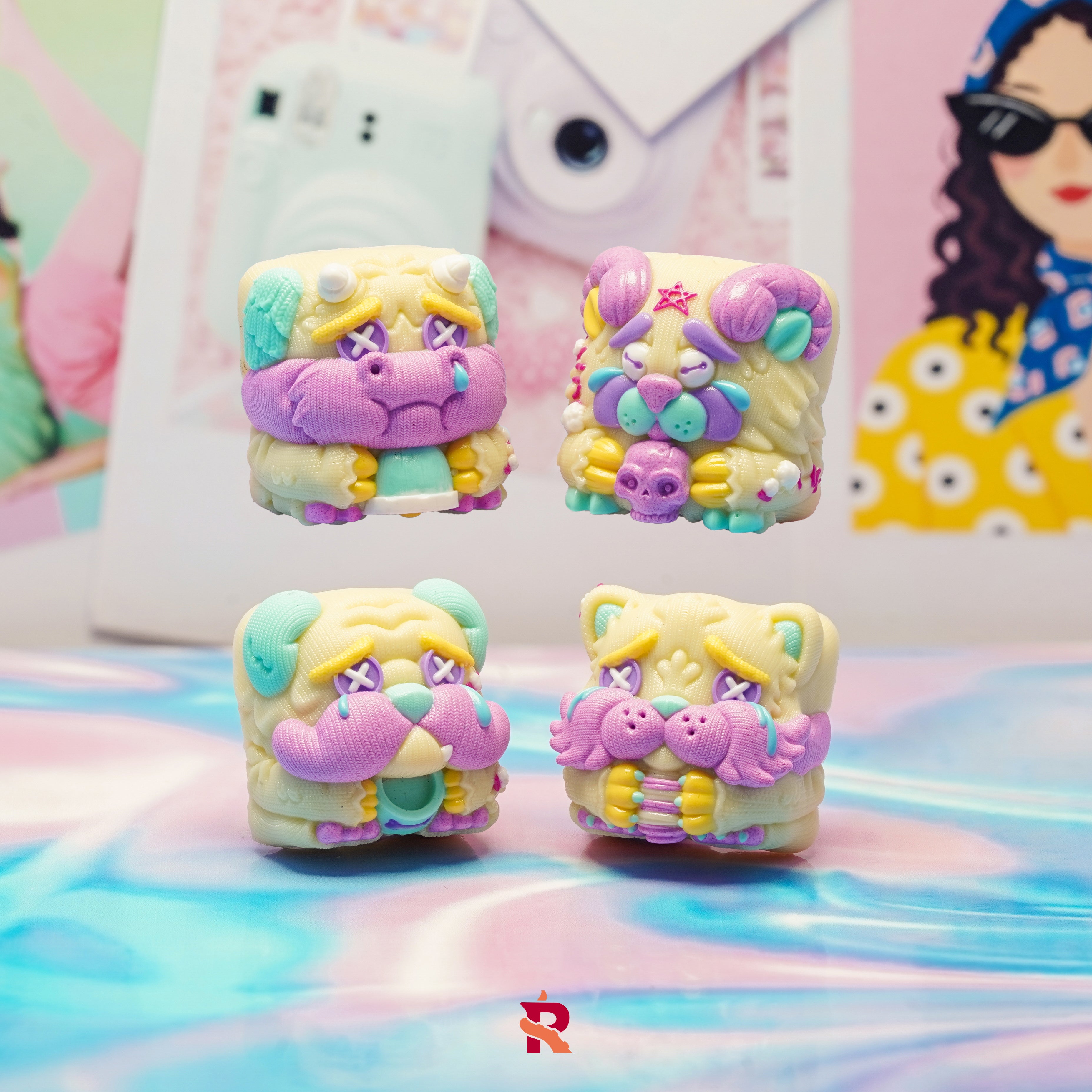 Abandoned Pets Analog Dreams Resin Artisan Keycap
