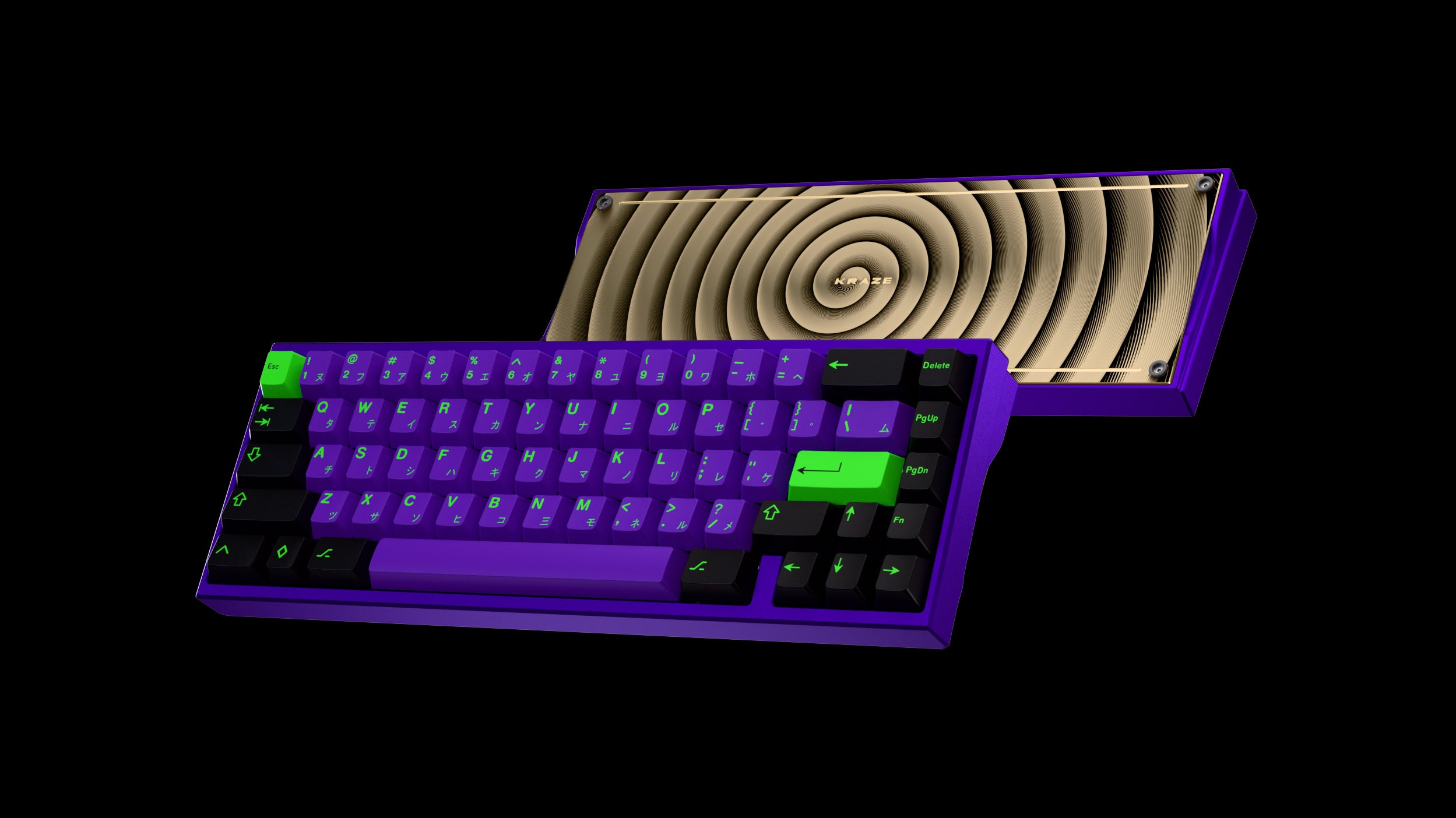 Kraze - 65% ISO+ANSI Mechanical Aluminium Keyboard Kit - MonacoKeys