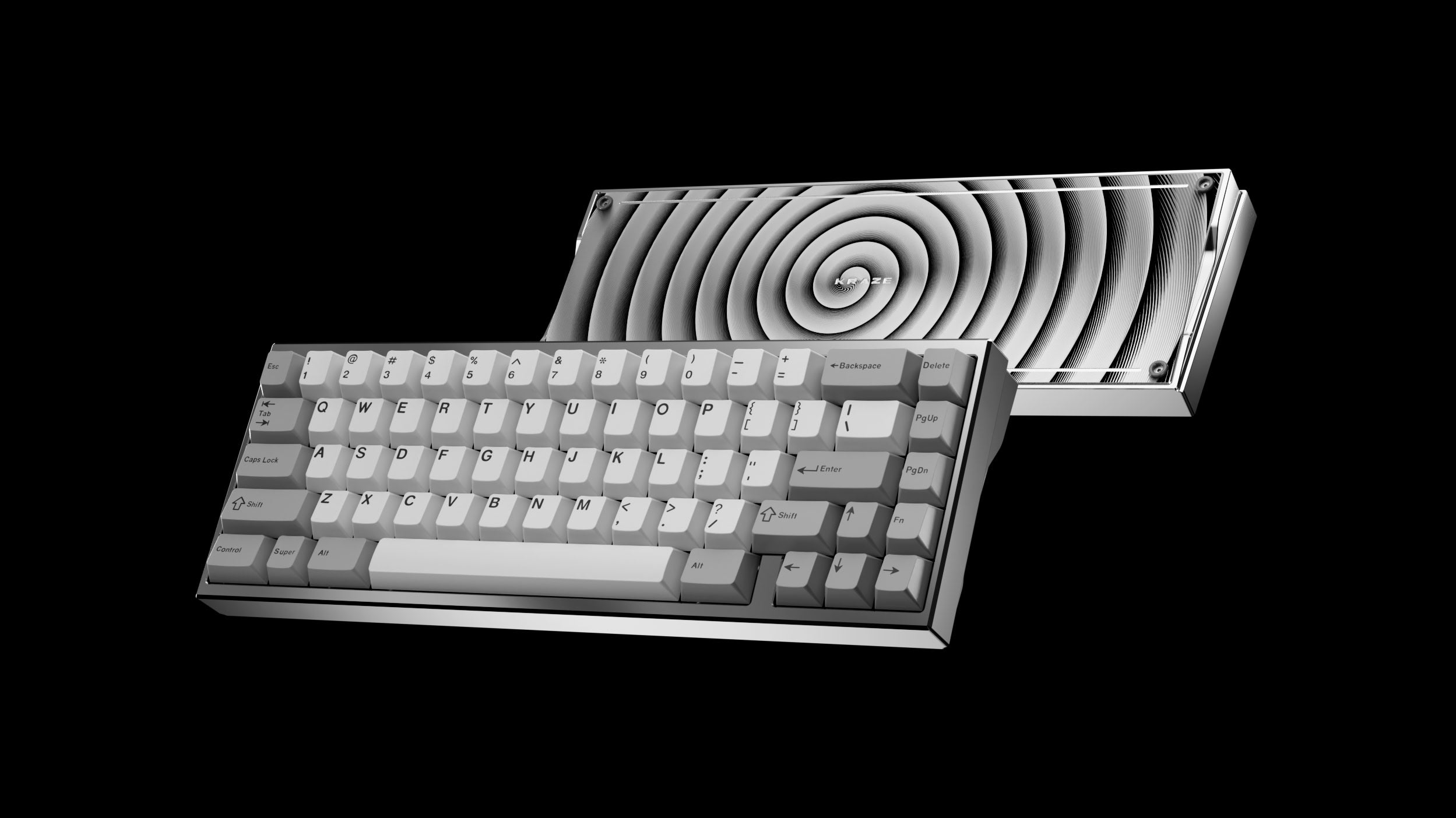 Kraze - 65% ISO+ANSI Mechanical Aluminium Keyboard Kit - MonacoKeys