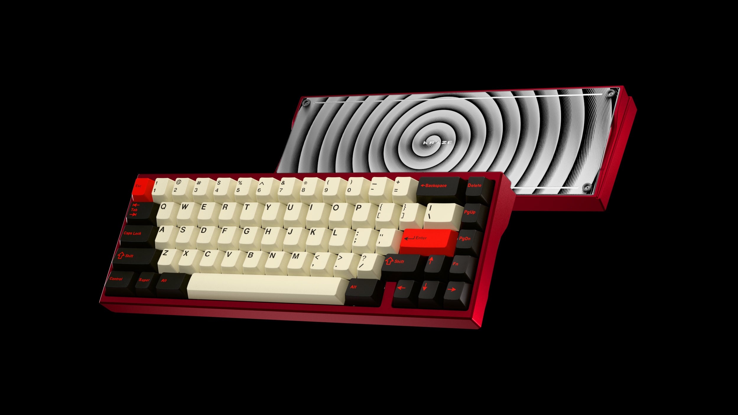 Kraze - 65% ISO+ANSI Mechanical Aluminium Keyboard Kit - MonacoKeys