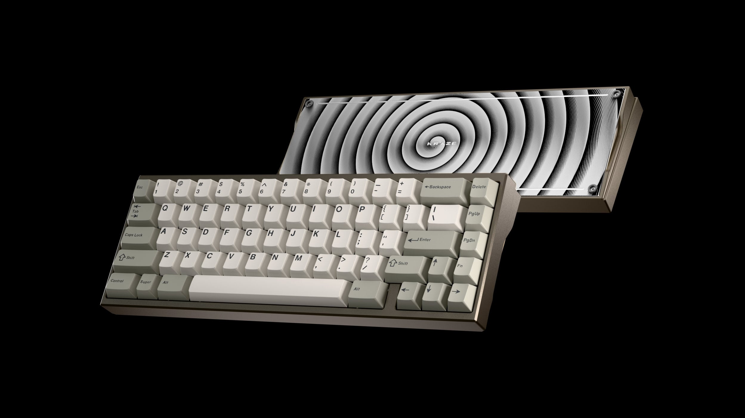 Kraze - 65% ISO+ANSI Mechanical Aluminium Keyboard Kit - MonacoKeys