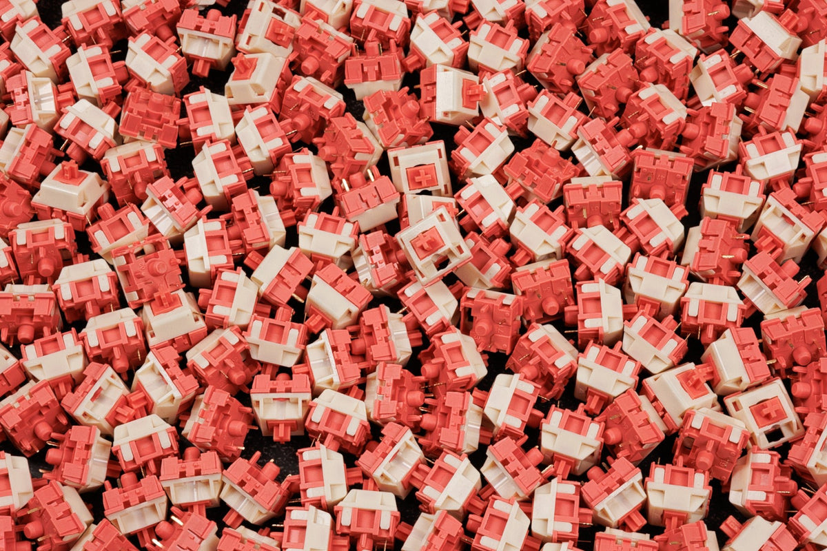 KTT Peach Glow Linear Switches (10 Stück) - MonacoKeys