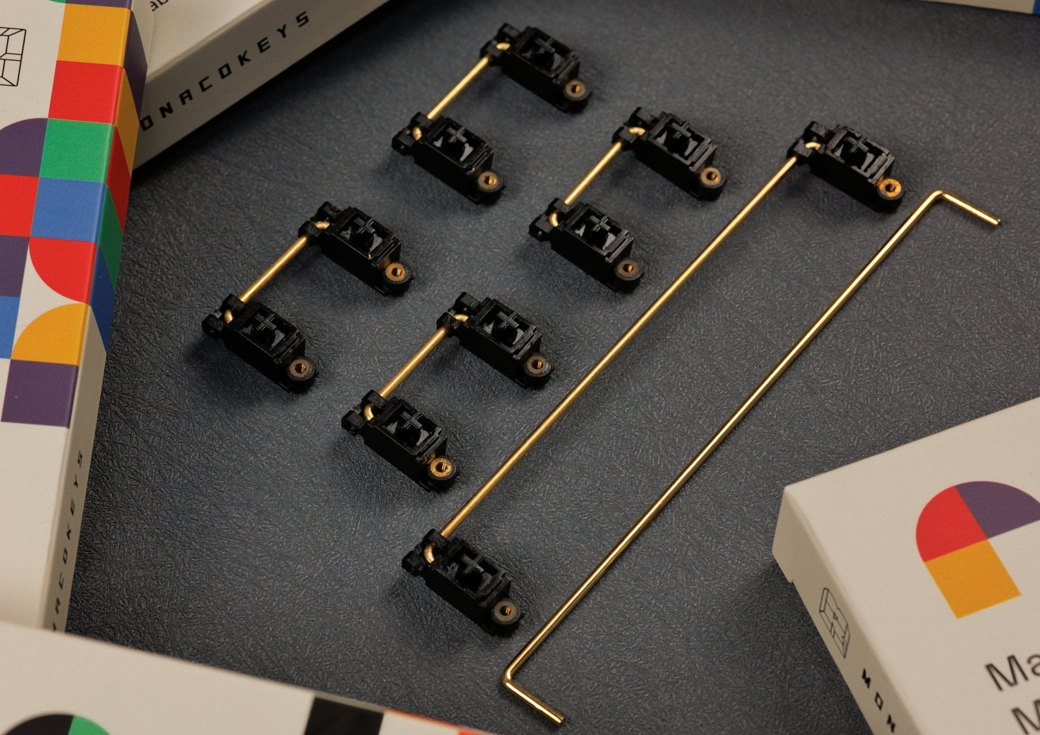 Maiz x MonacoKeys PCB - Mounted Screw - In Stabilizers - MonacoKeys