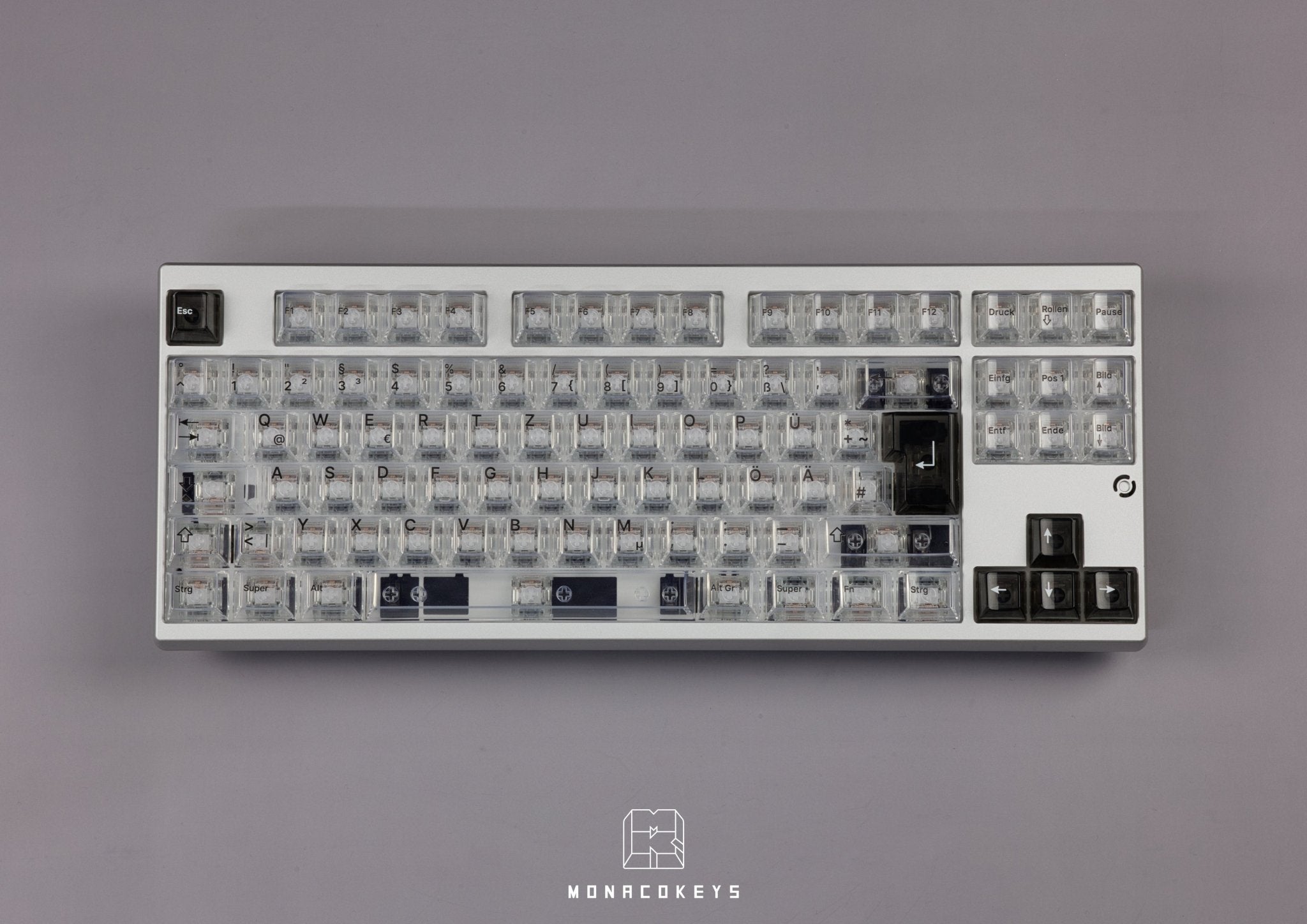 MK Clear Transparent ABS Cherry Profile Keycap Set - MonacoKeys