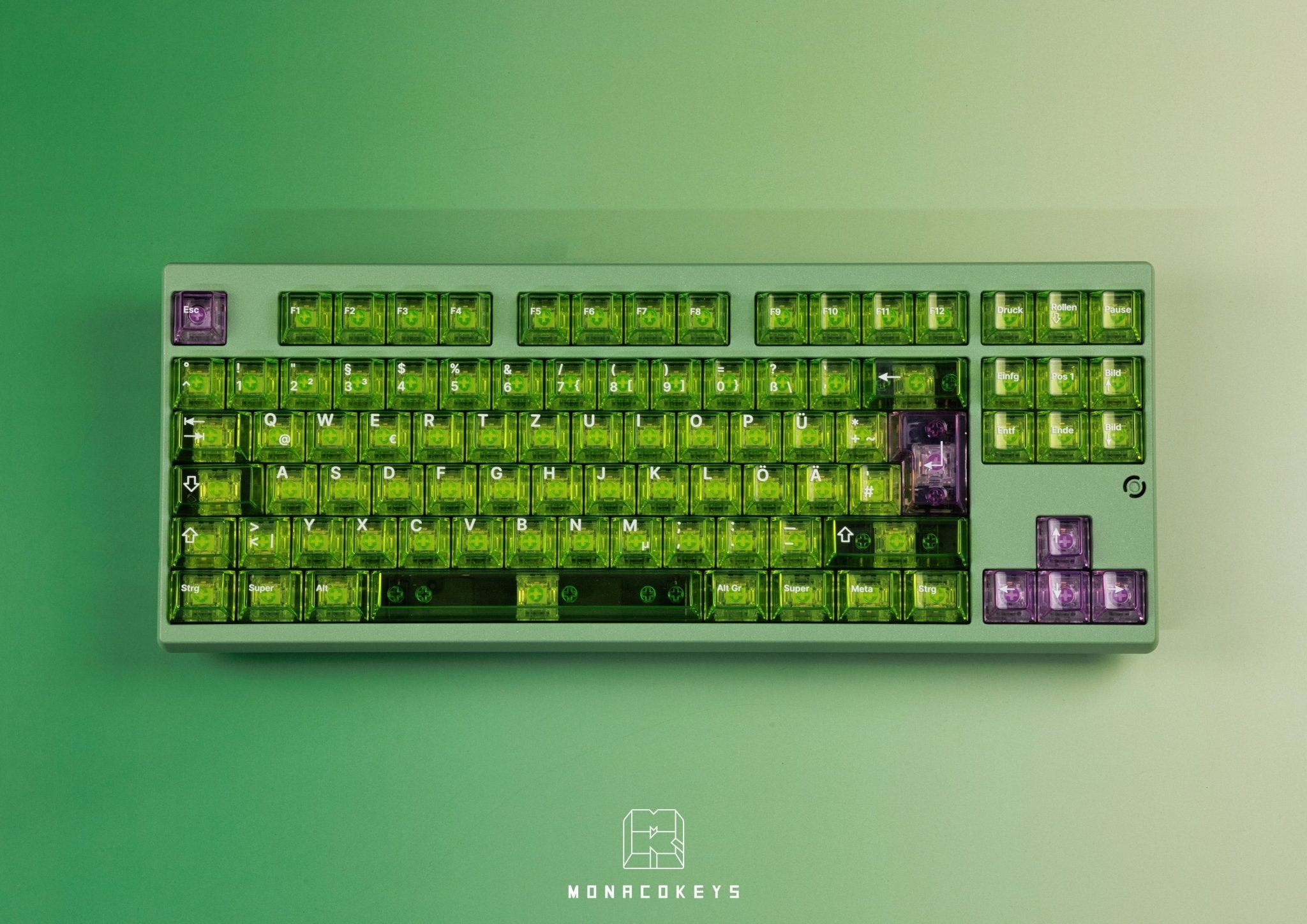 MK Clear Transparent ABS Cherry Profile Keycap Set - MonacoKeys