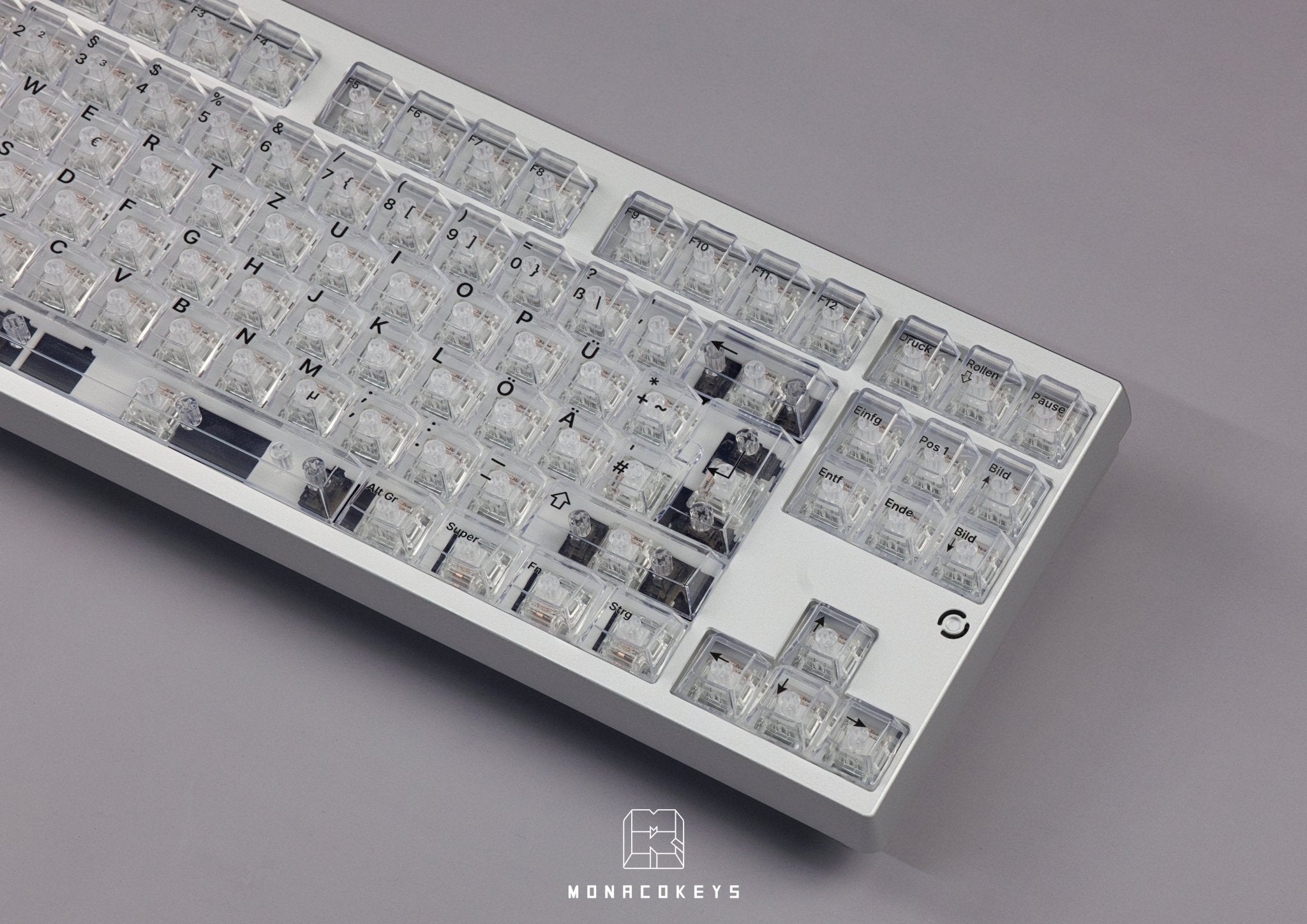 MK Clear Transparent ABS Cherry Profile Keycap Set - MonacoKeys