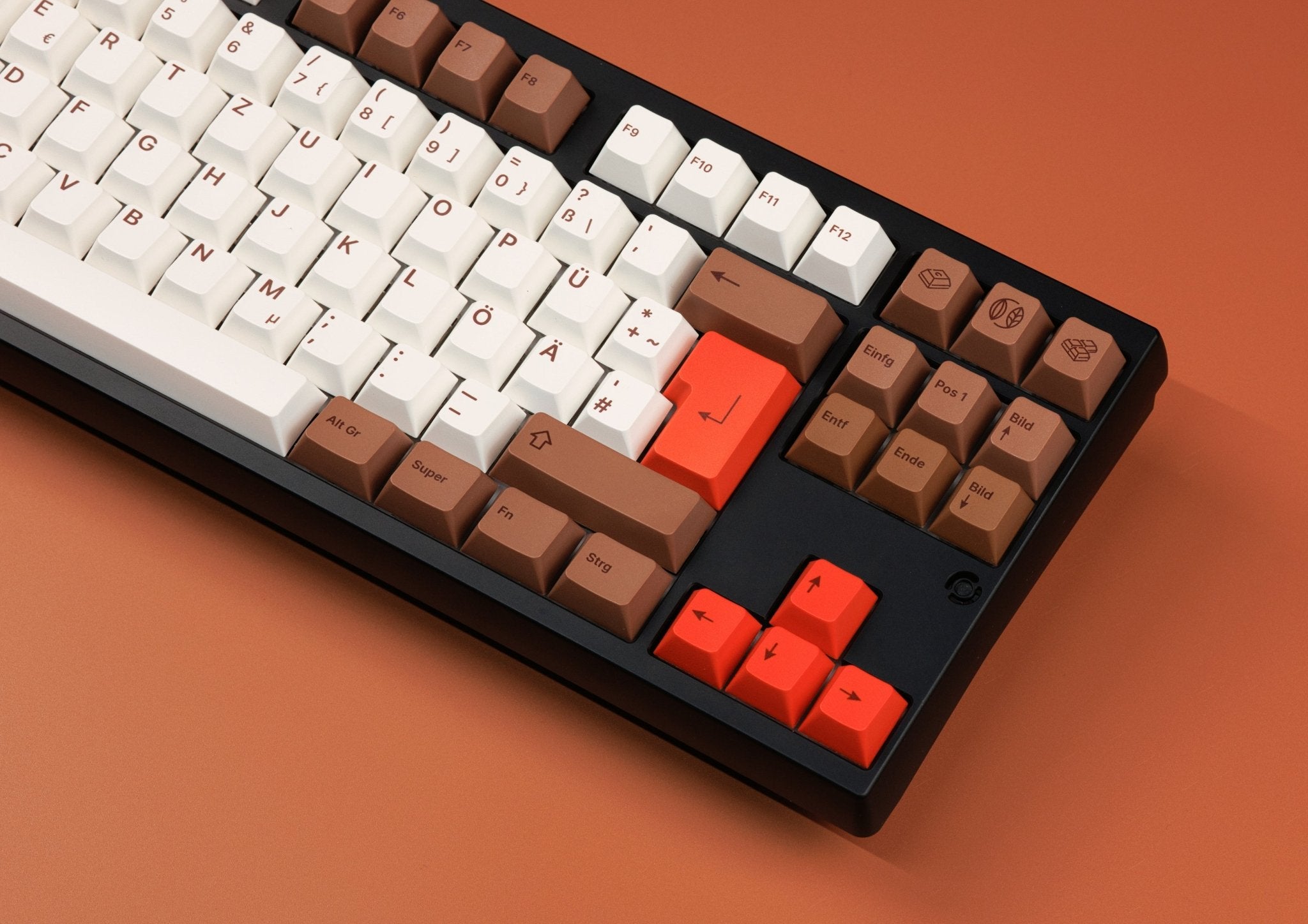 MK Cocoa PBT Keycap Set - MonacoKeys