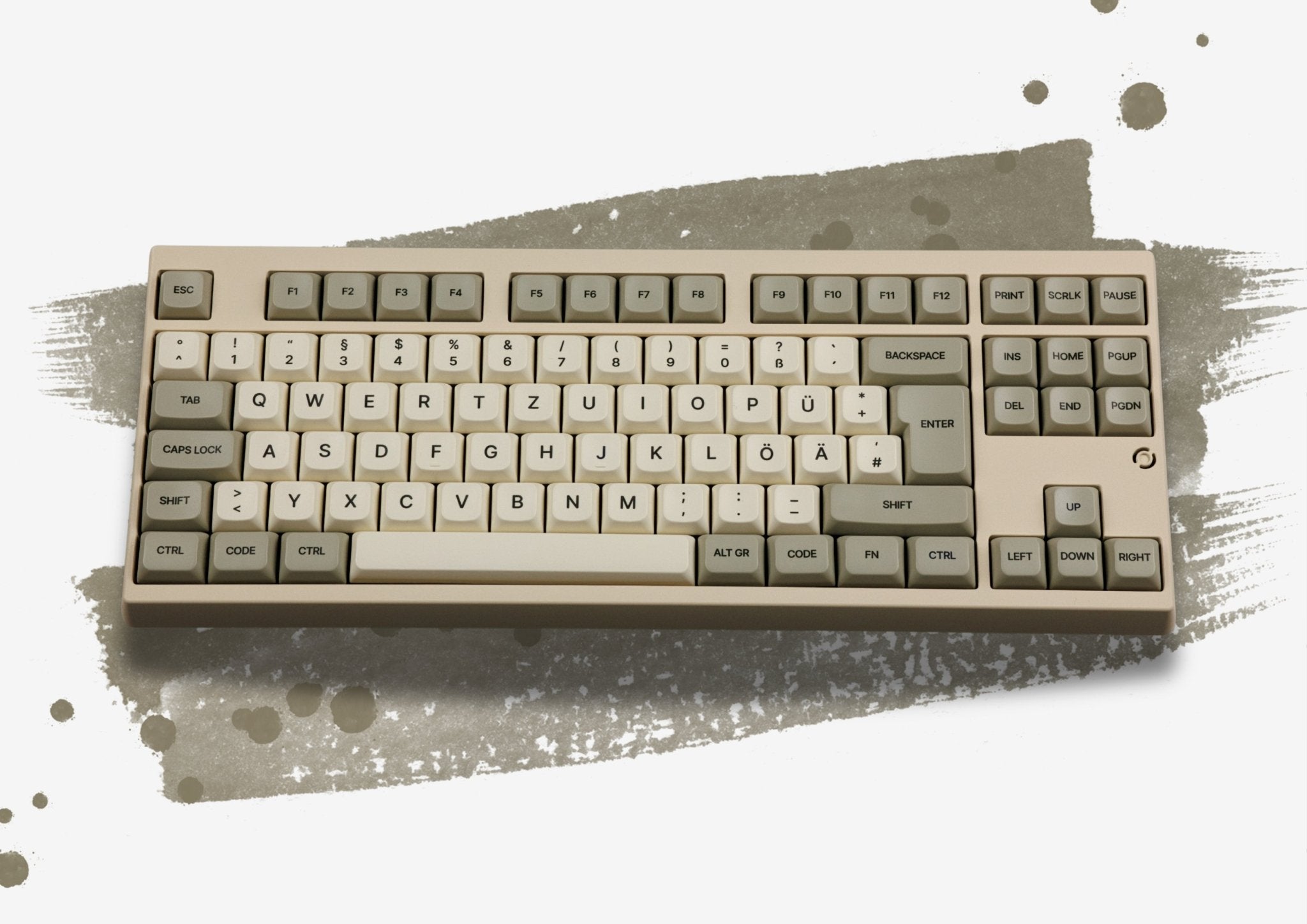 MK PBS Retro Beige PBT Keycap Set - MonacoKeys