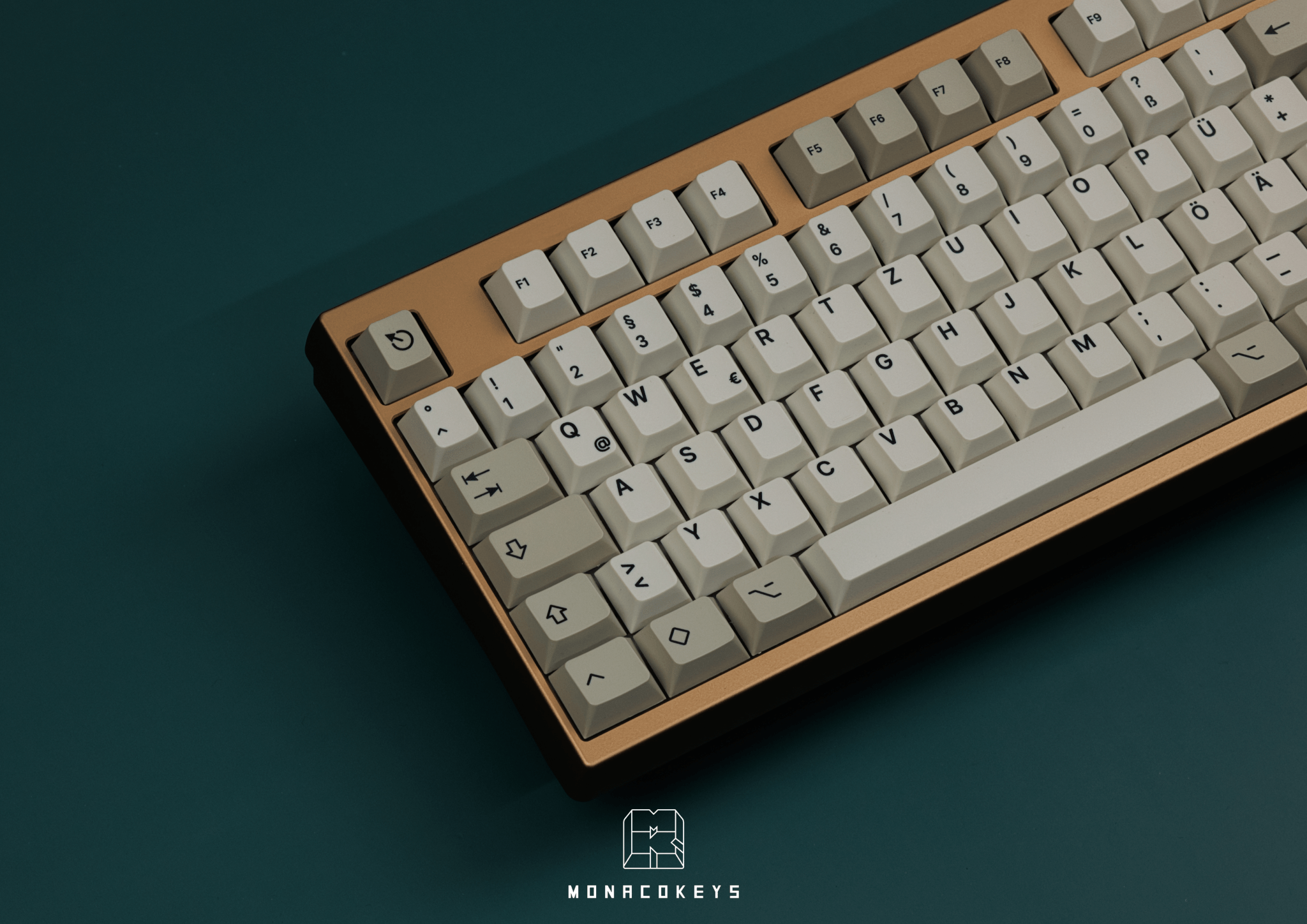 MK Retro Beige PBT Cherry Profile Keycap Set - MonacoKeys