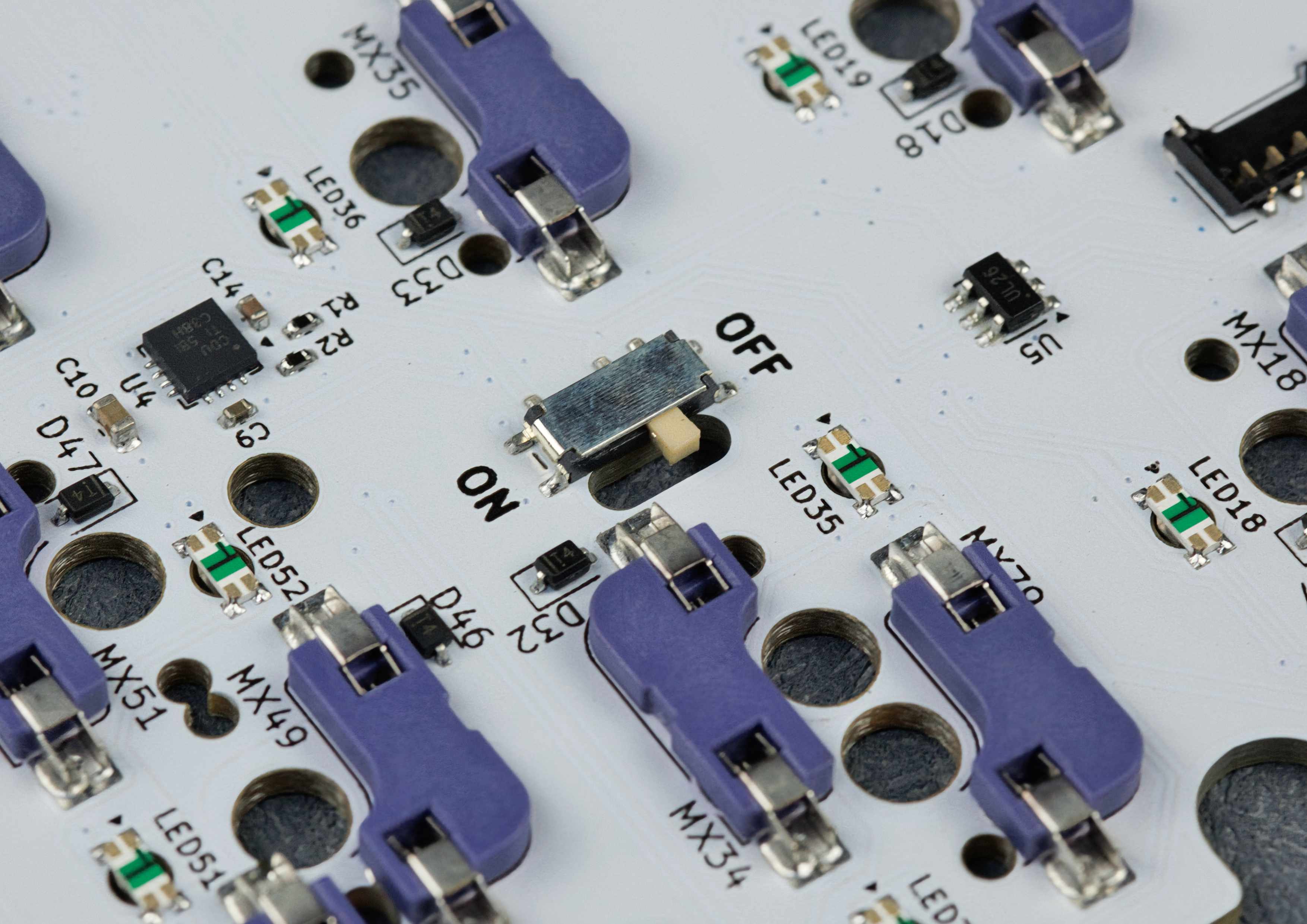 MK65MXW - 65% Wireless Mechanical Keyboard PCB - MonacoKeys