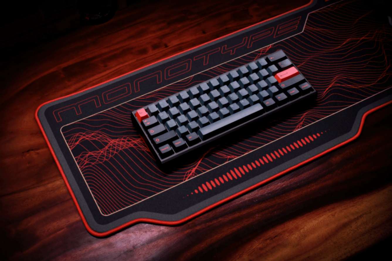 Monotype Mauspad Deskmat - MonacoKeys