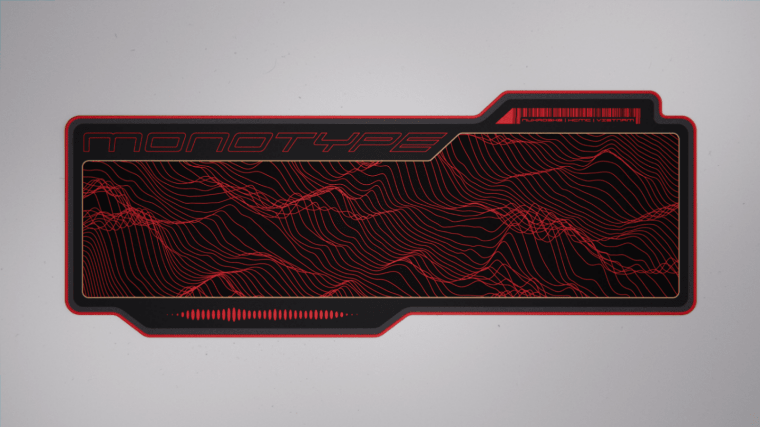 Monotype Mauspad Deskmat - MonacoKeys