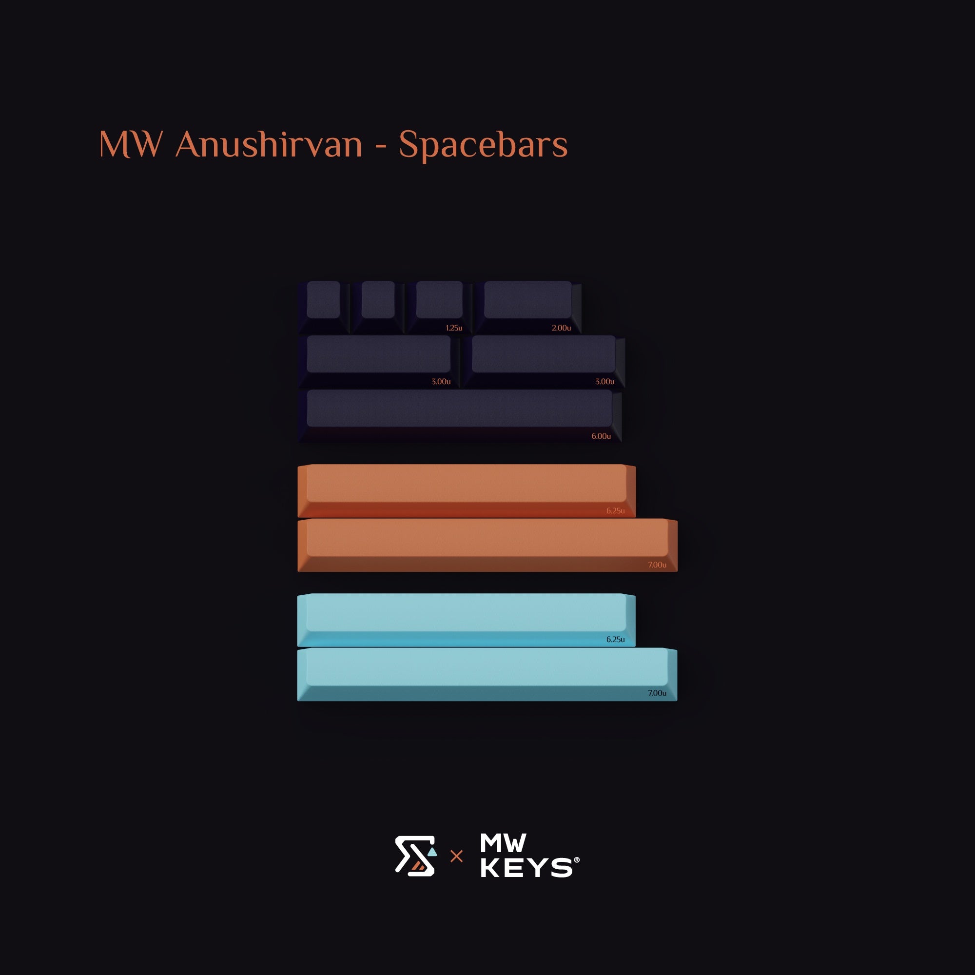 MW Anushirvan - ABS Double-Shot Keycap Set