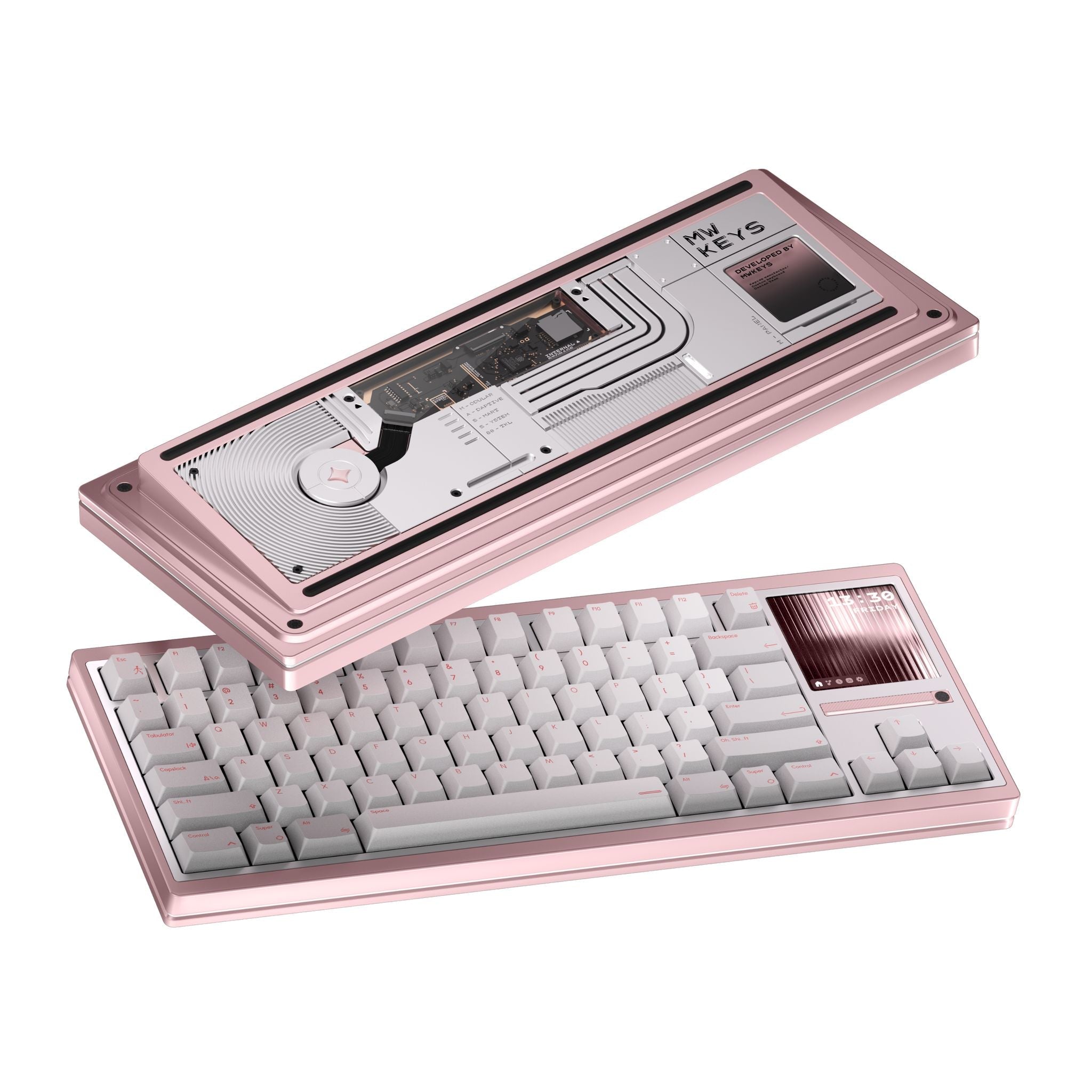 MW Mass80 - The Smartest Keyboard with Interactive Screen - MonacoKeys